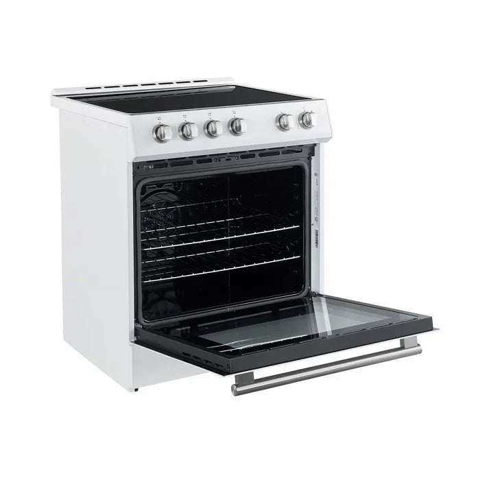 Forno Leonardo 30 Inch Electric Range with 5.0 cu. Ft. Oven - Stainless Steel Built-in Appliance for Modern Kitchens | Perfect for Baking, Roasting & Everyday Cooking | Model FFSEL6012 30