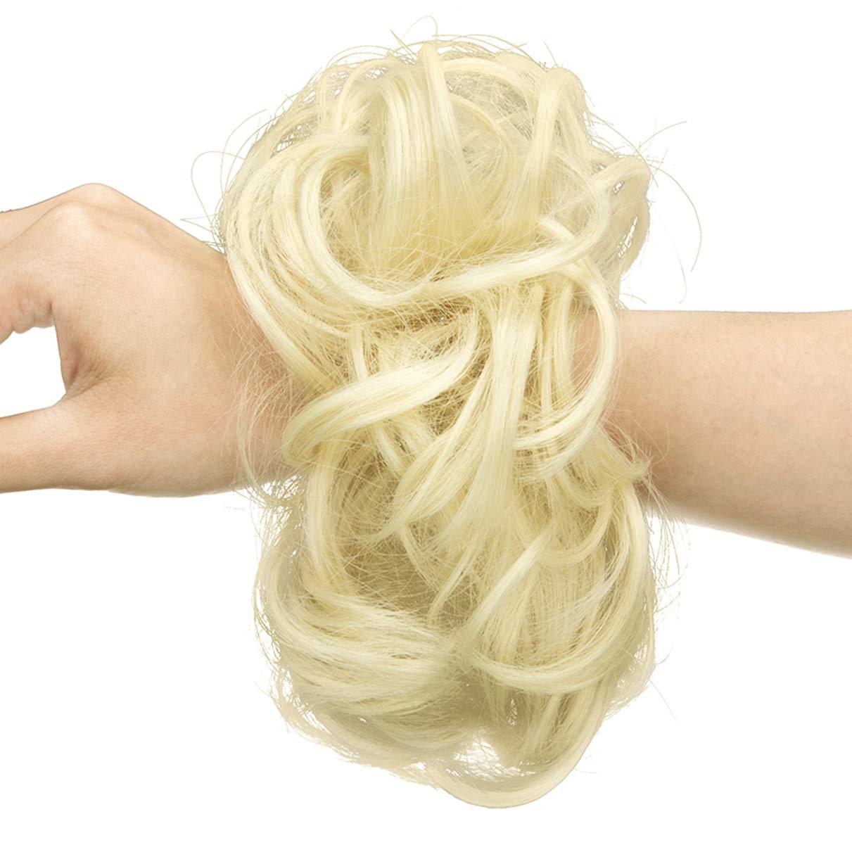 Messy Bun Hair Extensions - Clip-in Chignon Hairpiece for Updo & Ponytail | Perfect for Weddings, Parties & Everyday Styling