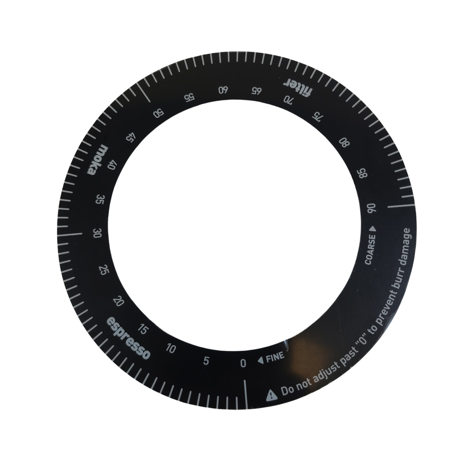 DF64 ELR Adjustment Ring Sticker - Precision Grind Size Labels for Coffee Enthusiasts | Perfect for Home Baristas & Coffee Shops | Easy-to-Read Grind Settings Marker