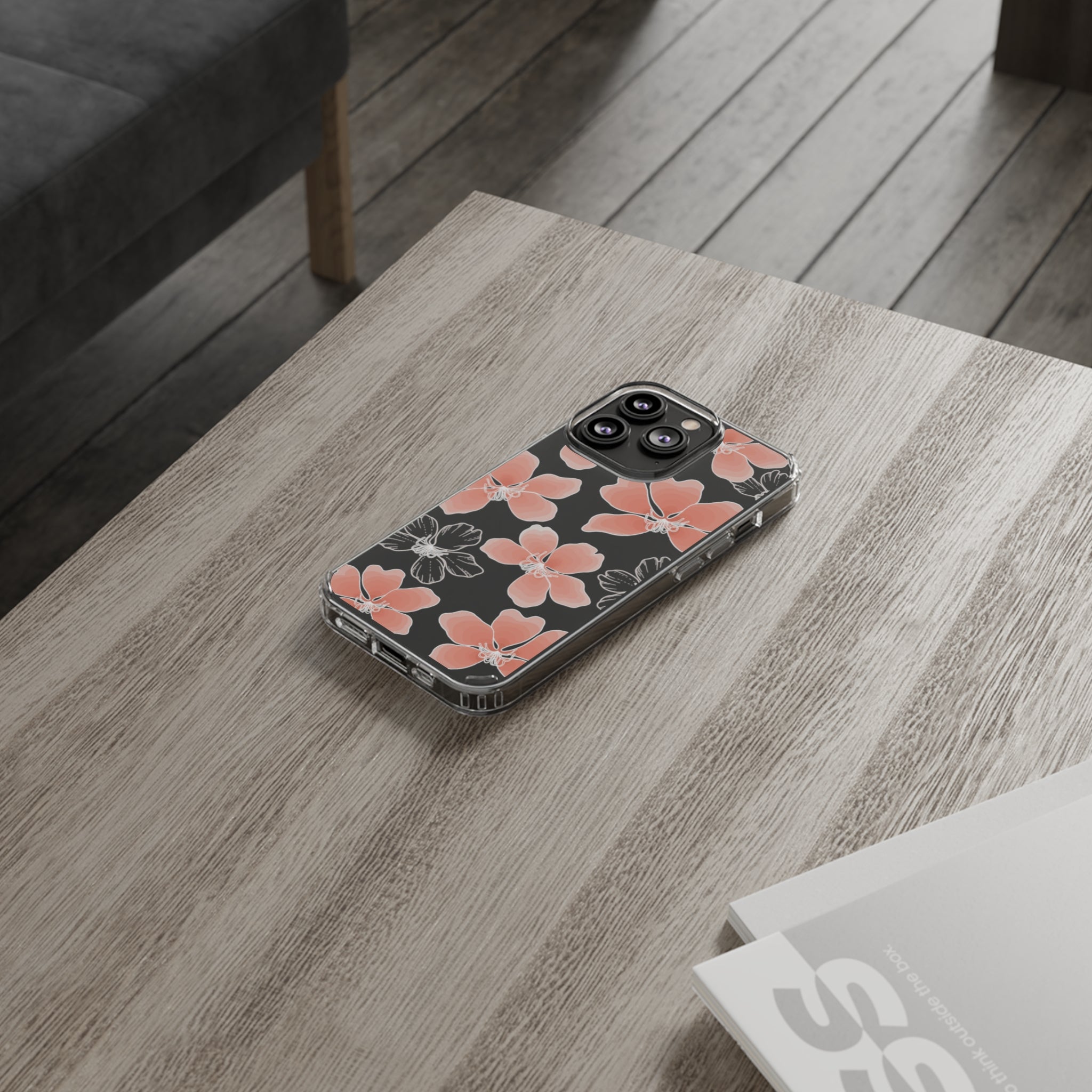 Hong Kong Orchid Clear Phone Case - Slim Protective Cover for iPhone & Samsung | Perfect for Everyday Use, Travel & Gifting