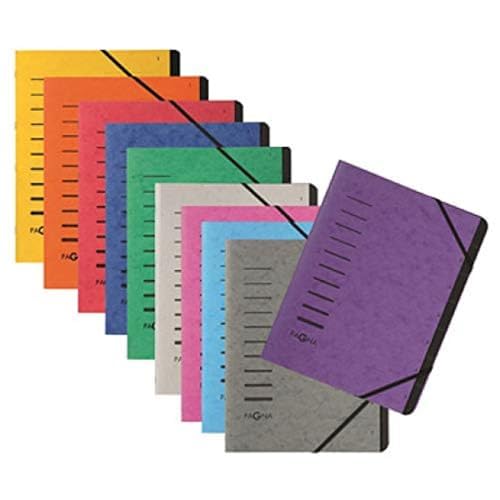 7-Piece Document Wallet Organizer Set - Durable Agglomerated Leather Portfolio for Files & Papers | Perfect for Office, Business Travel & Home Organization