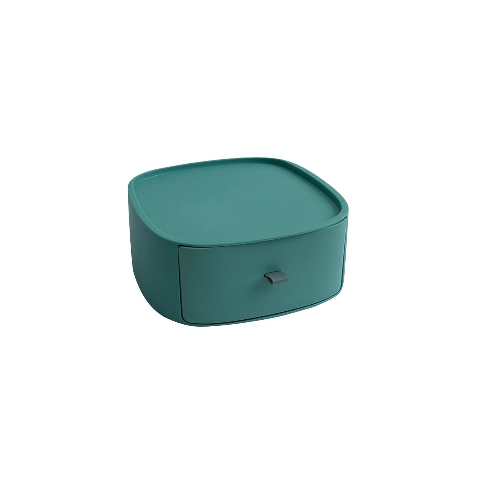 DIWANG Collapsible Storage Organizer Drawers - Large Capacity Stackable Desktop Storage Boxes for Bathroom, Office & Home Organization (Green) - Perfect for Makeup, Office Supplies & Small Item Storage