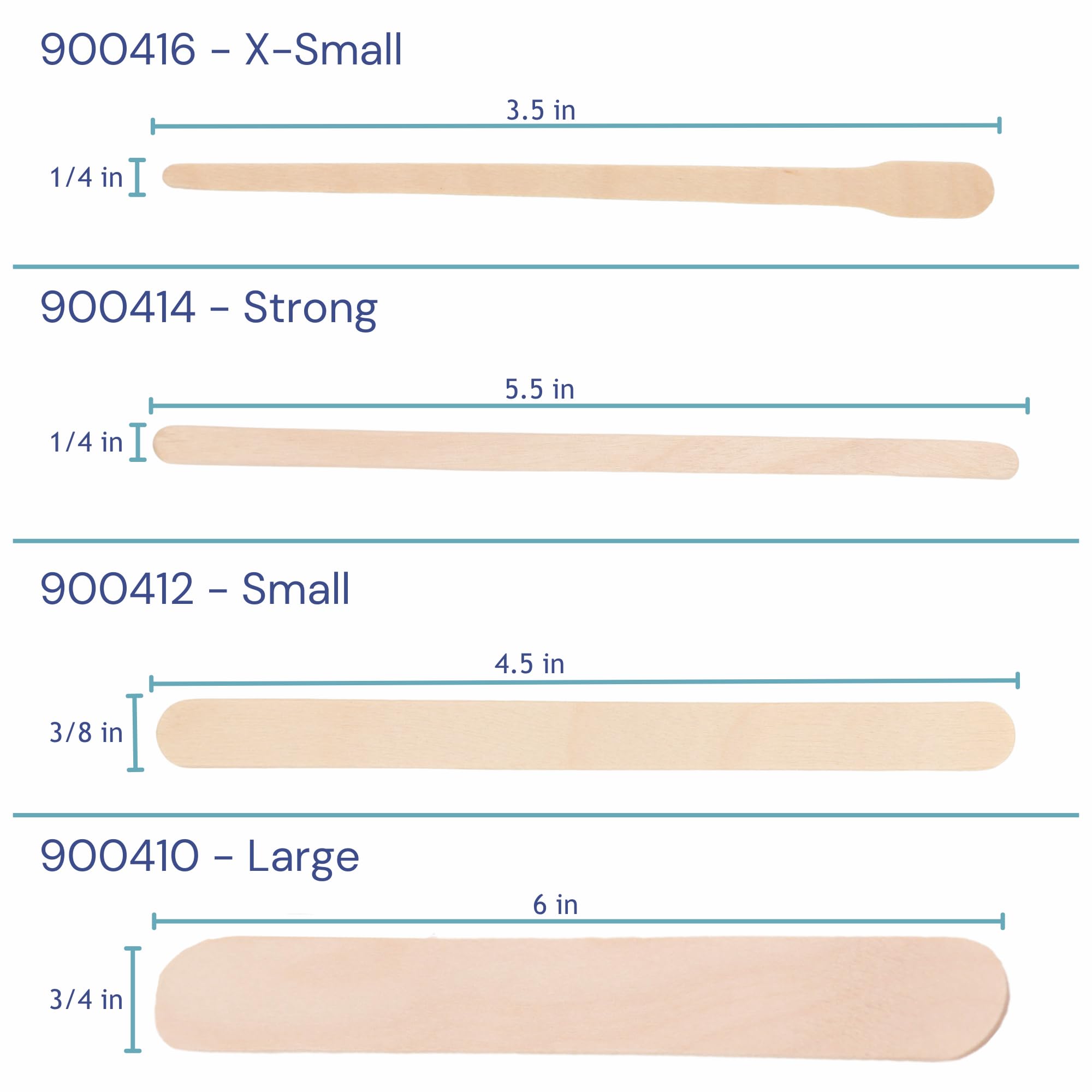 Dukal Beige Wax Body Treatment Applicators - 100 Count | Professional Hair Removal & Skin Care for Salons & Home Use