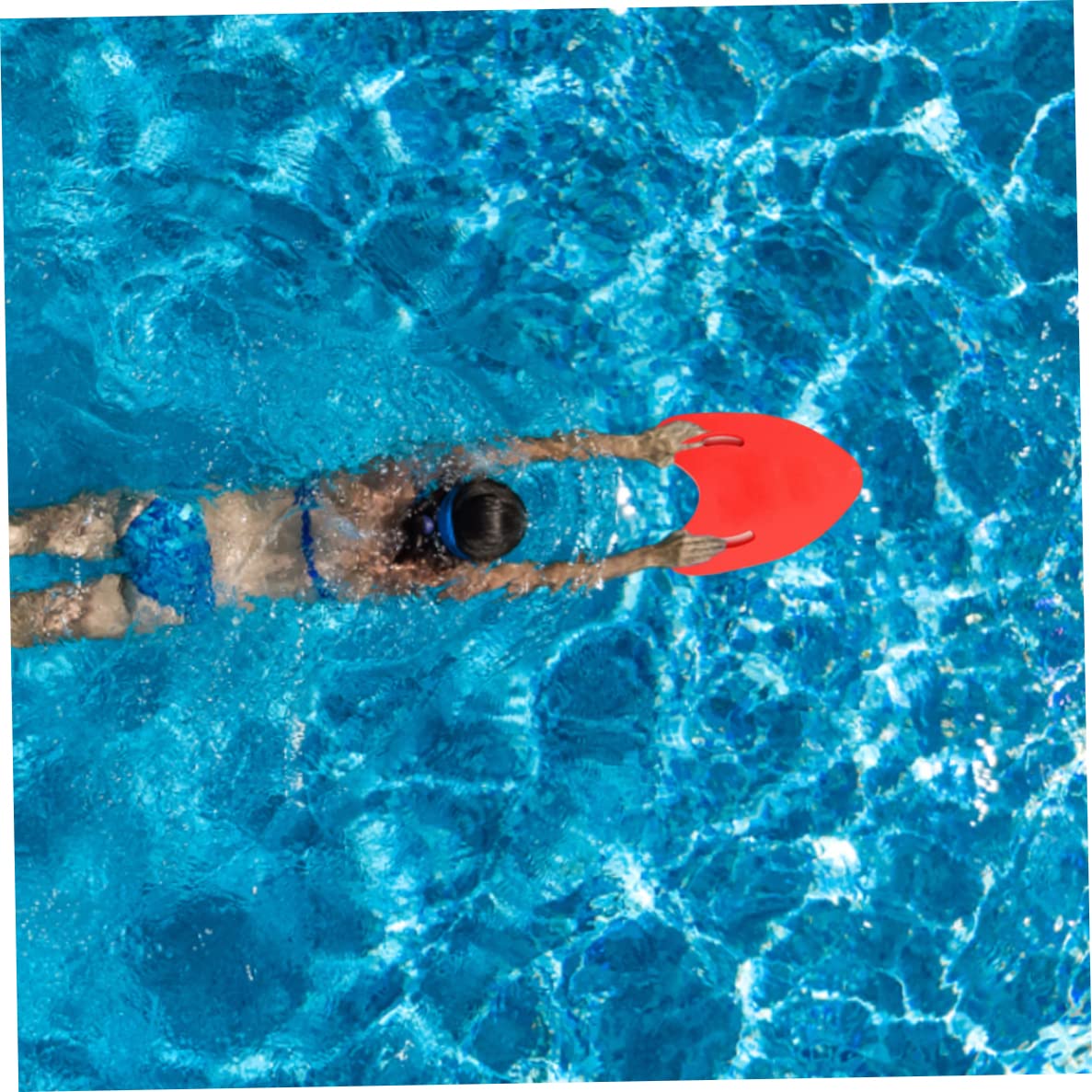Swim Float Kickboard - Blue EAV Floating Board for Pool Swimming Training, Ideal for Kids & Adults - Perfect for Swimming Lessons, Water Aerobics, and Pool Workouts