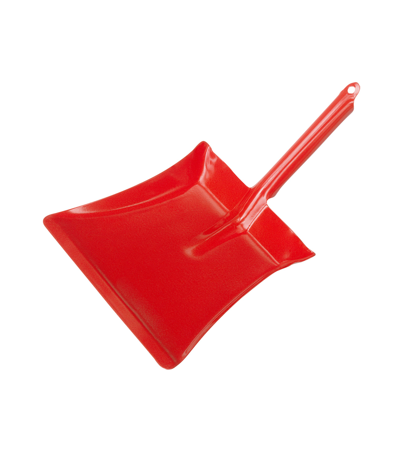 Redecker Kids Broom and Dustpan Set - Red Plastic Child-Sized Cleaning Tools for Easy Sweeping - Perfect for Playrooms, Classrooms, and Teaching Children Household Chores