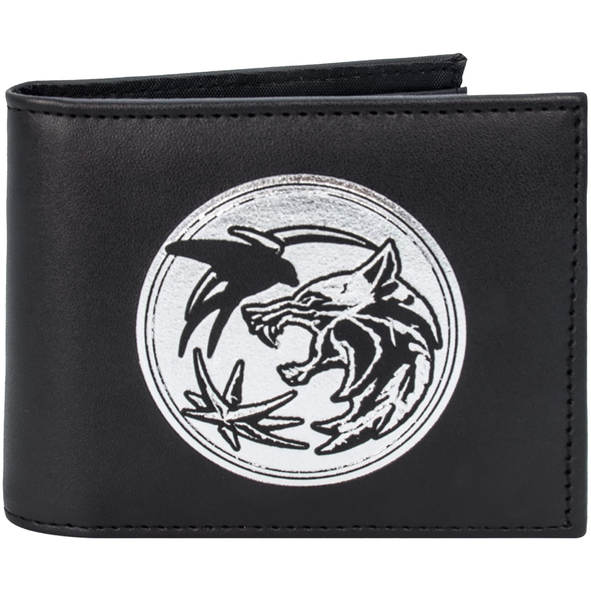 The Witcher Netflix Inspired Bifold Travel Wallet - Premium Leather RFID Blocking Wallet for Men, Black | Perfect for Travel, Business & Everyday Use