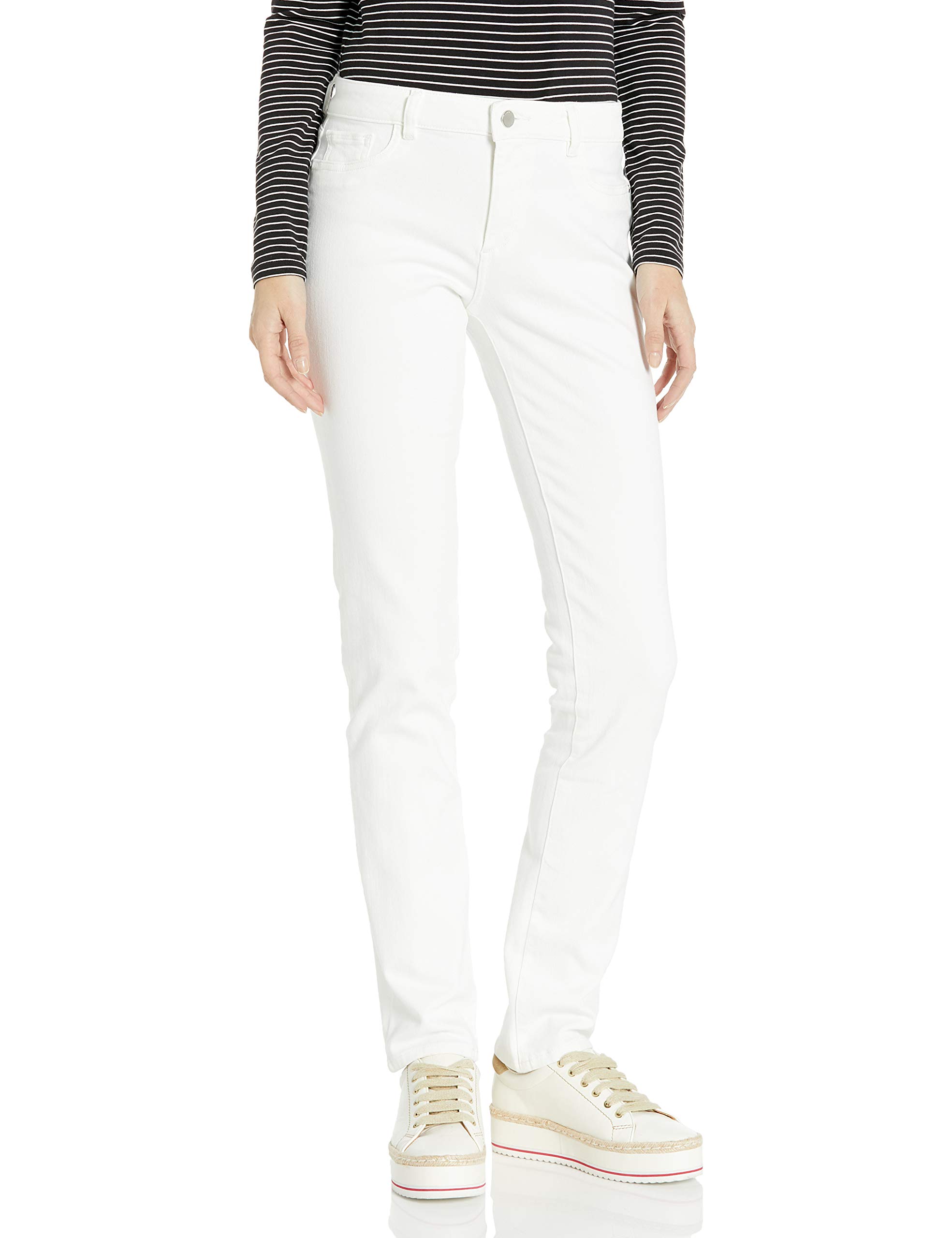 DL1961 Women's Coco Curvy Slim Straight Jeans - High Waist Stretch Denim Pants for Everyday Comfort | Perfect for Work, Casual Outings & Date Nights