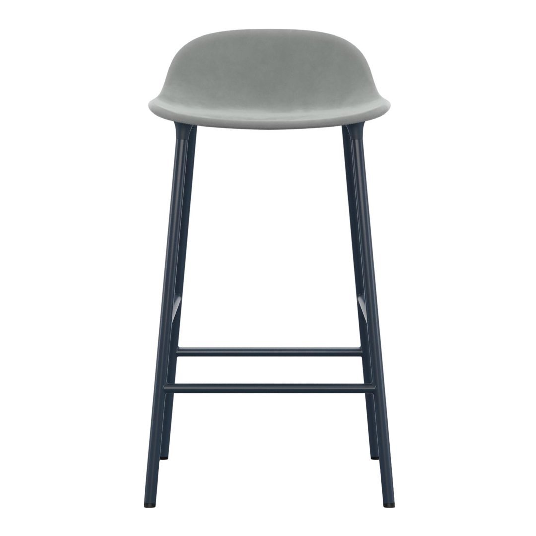 Modern Form Counter Stool with Sturdy Metal Legs & Comfortable Upholstered Seat - Perfect for Kitchen Islands, Breakfast Bars & Home Decor
