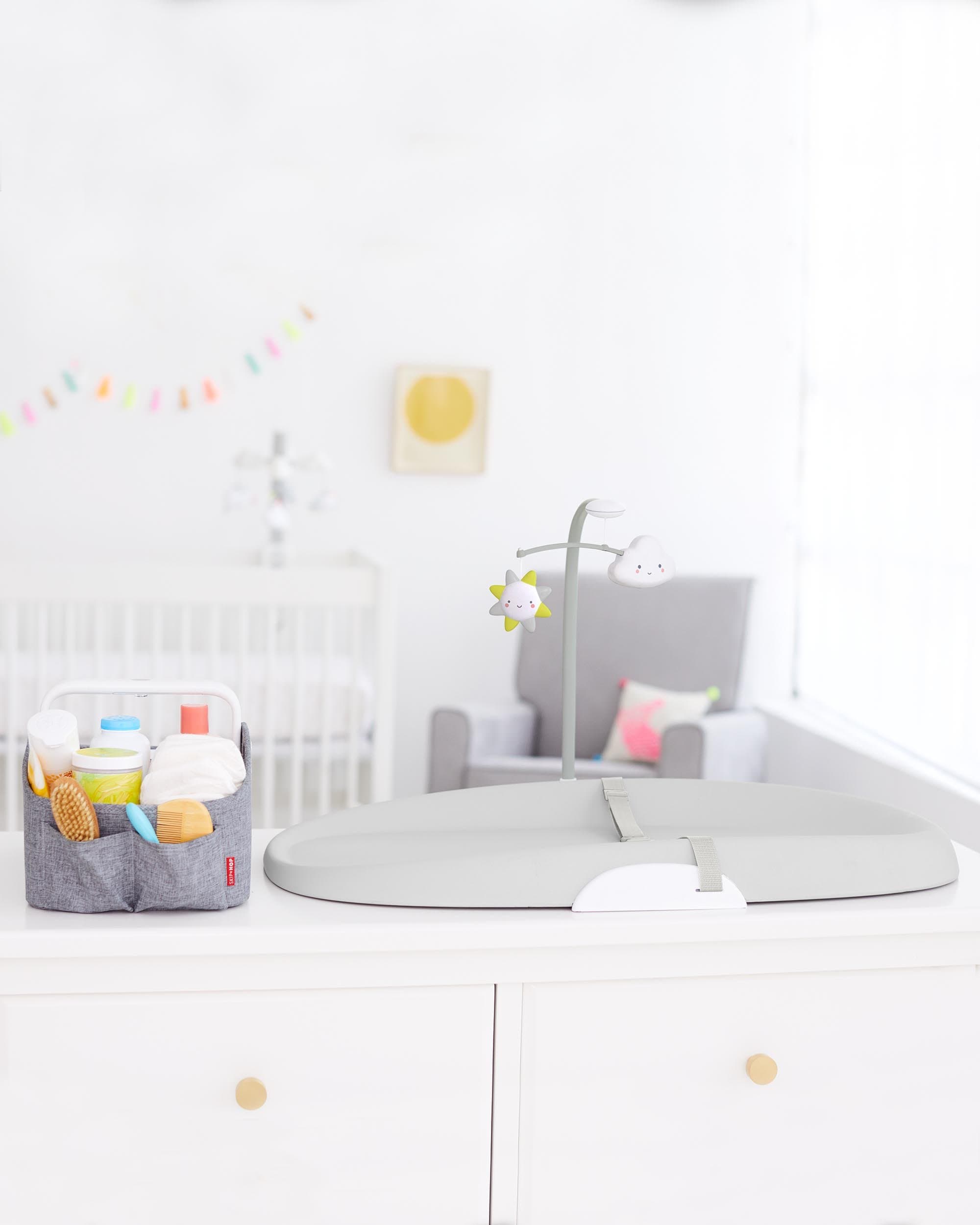 Skip Hop Wipe Clean Changing Pad - Waterproof Baby Diaper Changing Mat for Nursery & Travel - Easy to Clean Portable Changing Station for Newborns & Infants | Perfect for Home, Daycare & On-the-Go Parents