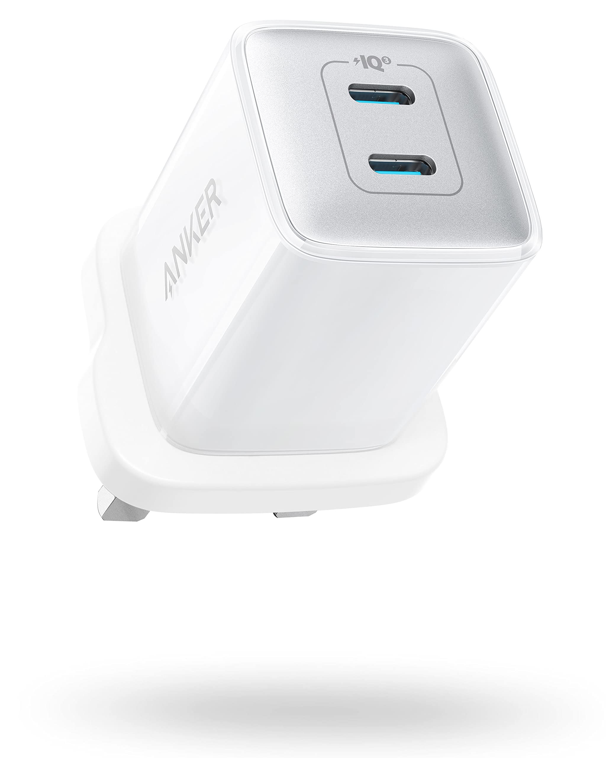 Anker 40W USB C Fast Charger with 2 Ports - Compact & Powerful USB C Plug for iPhone 15/14 Series, Galaxy S23/S22, iPad Pro/Air - Perfect for Travel, Office & Home Charging (Cable Not Included)