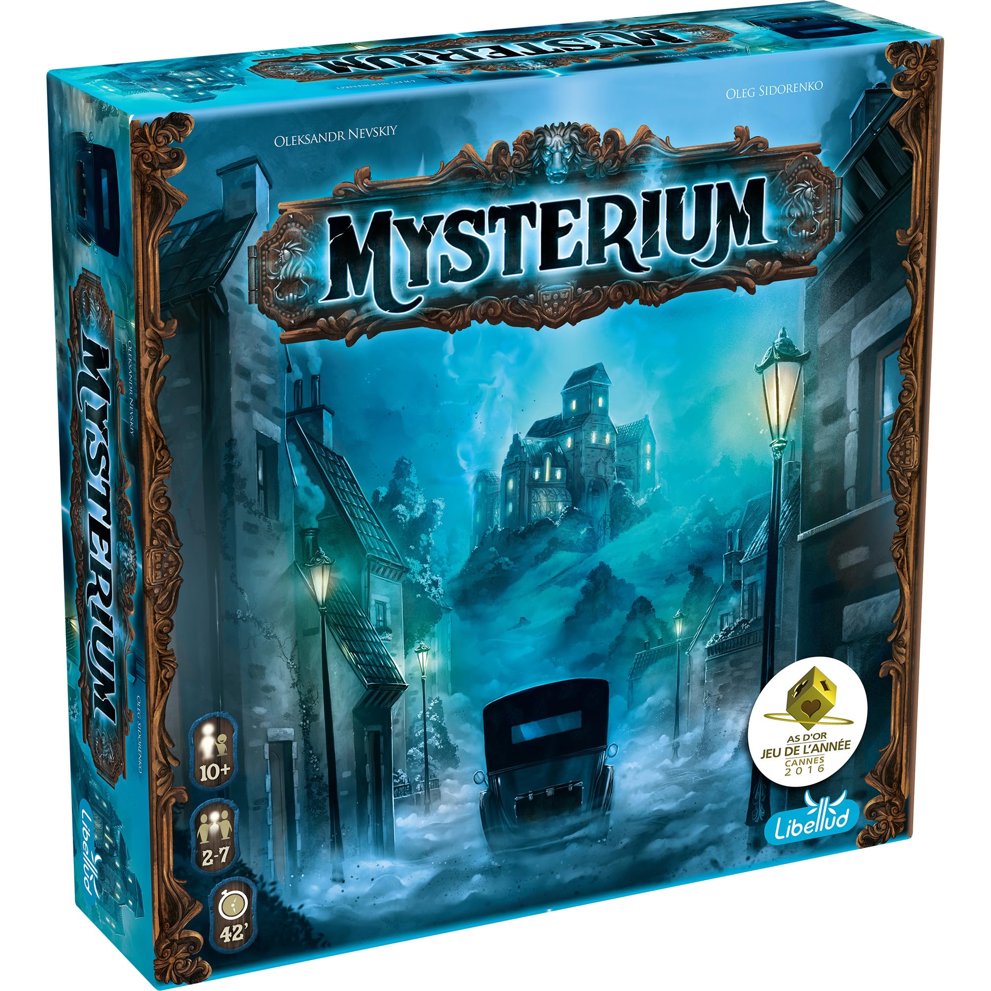 Mysterium Board Game (Base Game) | Cooperative Mystery Game for Adults & Kids Ages 10+ | Family Game Night Fun | 2-7 Players | 45 Min Playtime | Perfect for Parties & Team Building | by Libellud