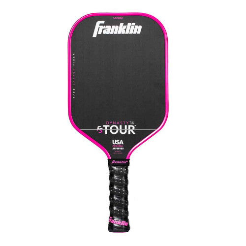 Franklin FS Tour Pickleball Paddle - USAPA Approved, Graphite Face, Cushion Grip (Pink) | Perfect for Competitive Play & Recreational Games
