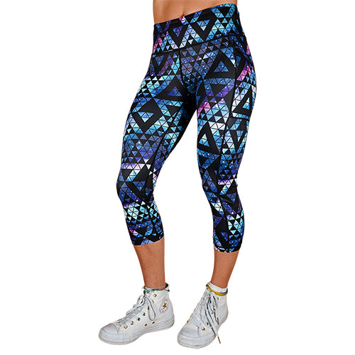 Premium High-Waist Stardust Print Yoga Leggings for Women - Comfortable & Stretchy Workout Pants for Running, Gym & Lounge