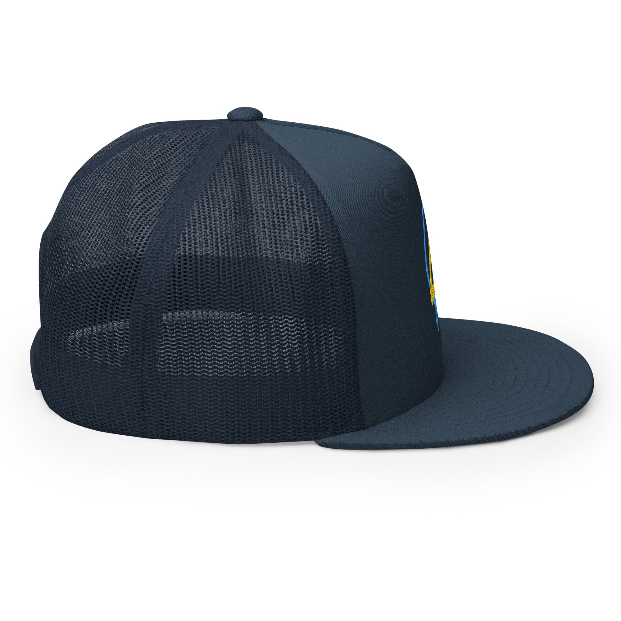 Graffiti Sobriety Symbol Trucker Hat - Stylish Baseball Cap for Recovery Support & Streetwear Fashion - Perfect for AA Meetings, Concerts, and Urban Outfits