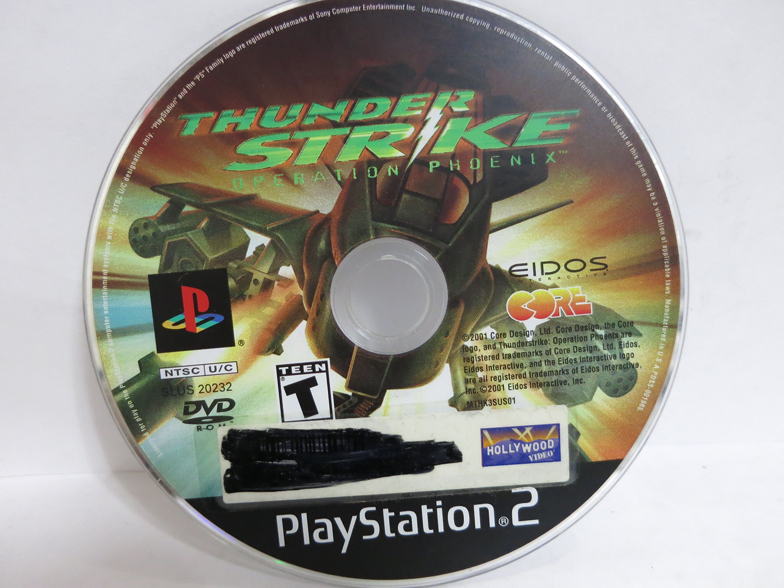 PS2 PlayStation 2 Thunder Strike Operation Phoenix Game - Classic Air Combat Action for Retro Gaming Enthusiasts | Perfect for Nostalgic Gamers & Collectors