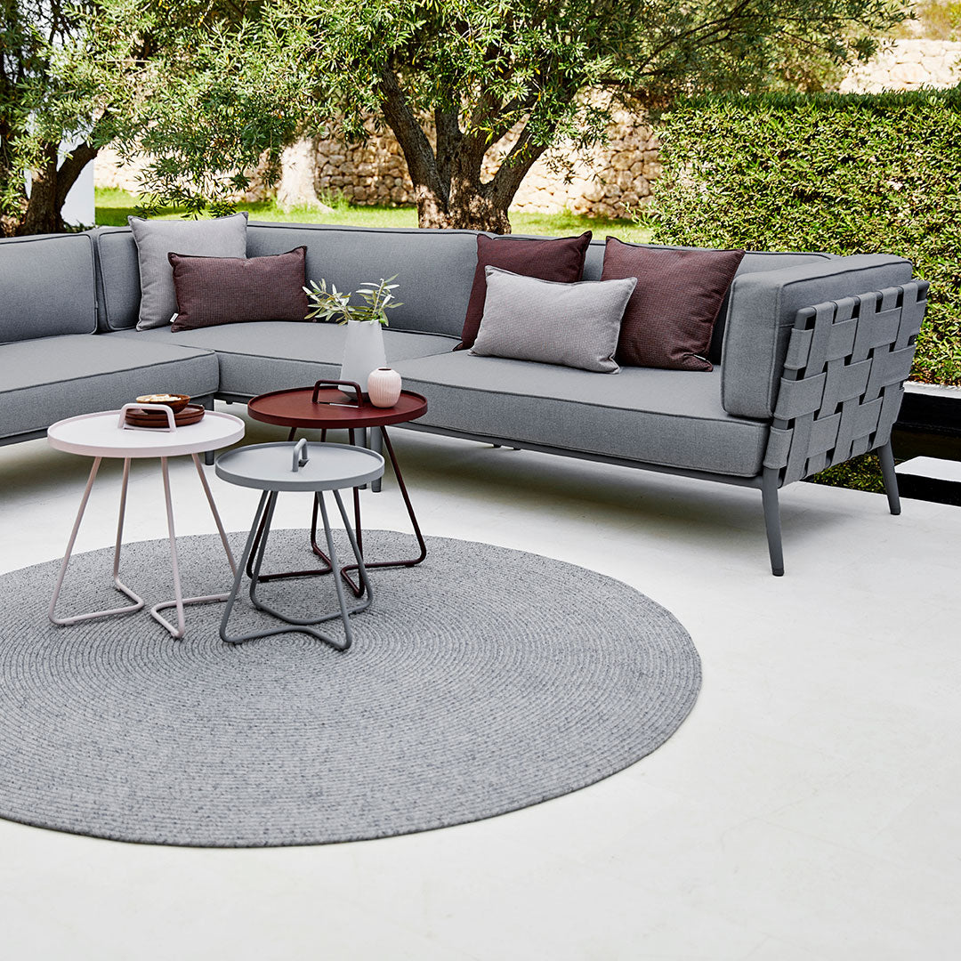 Premium Conic Pre-Configured Sofa Set - Modern Living Room Furniture for Home & Office (3-Piece Sectional with Ottoman) - Perfect for Small Spaces, Apartments and Cozy Family Gatherings