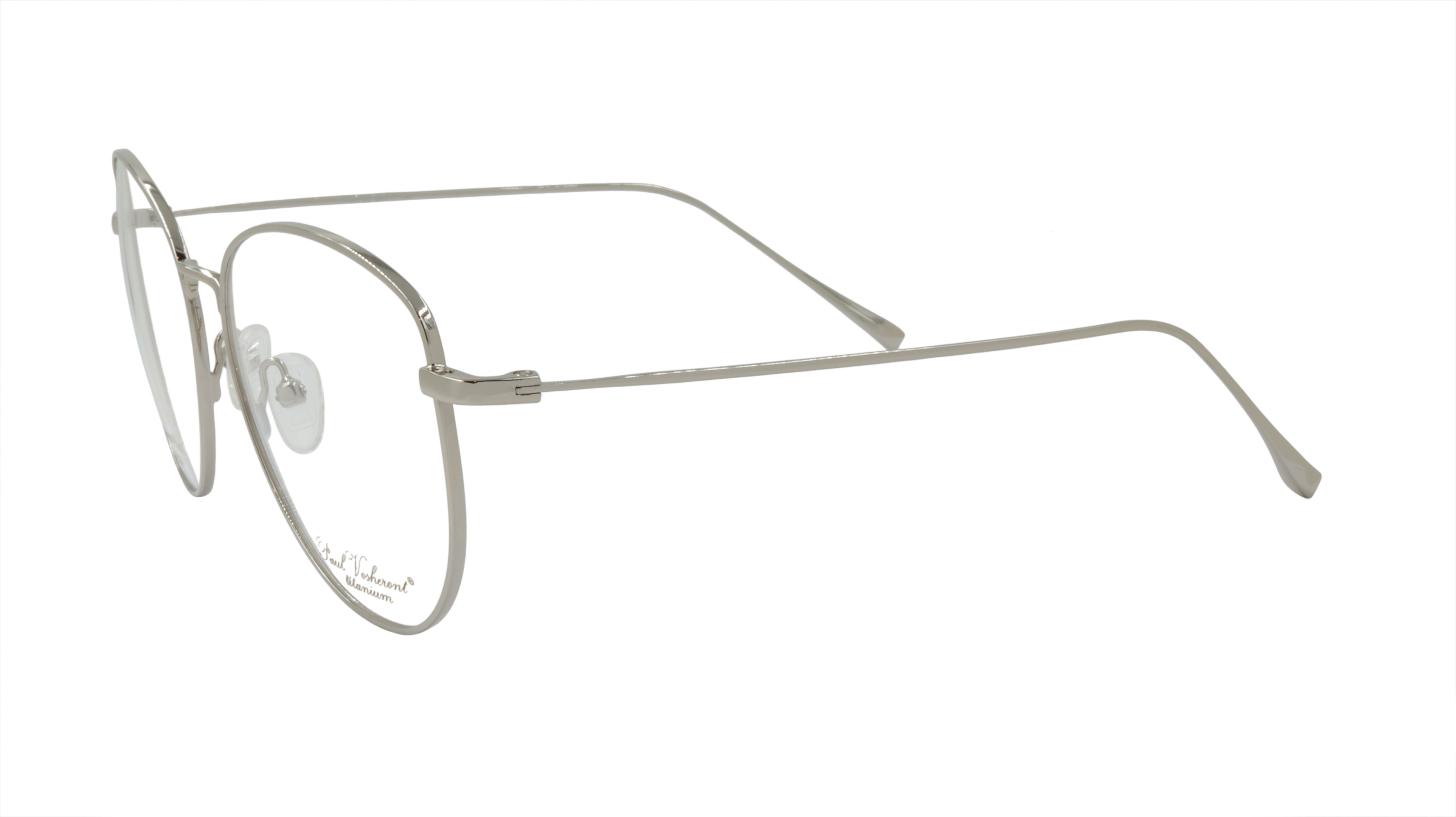 Paul Vosheront Gold Plated Metal Eyeglasses Frame Italy PV503 C2 - Stylish & Durable for Work, Reading & Fashion