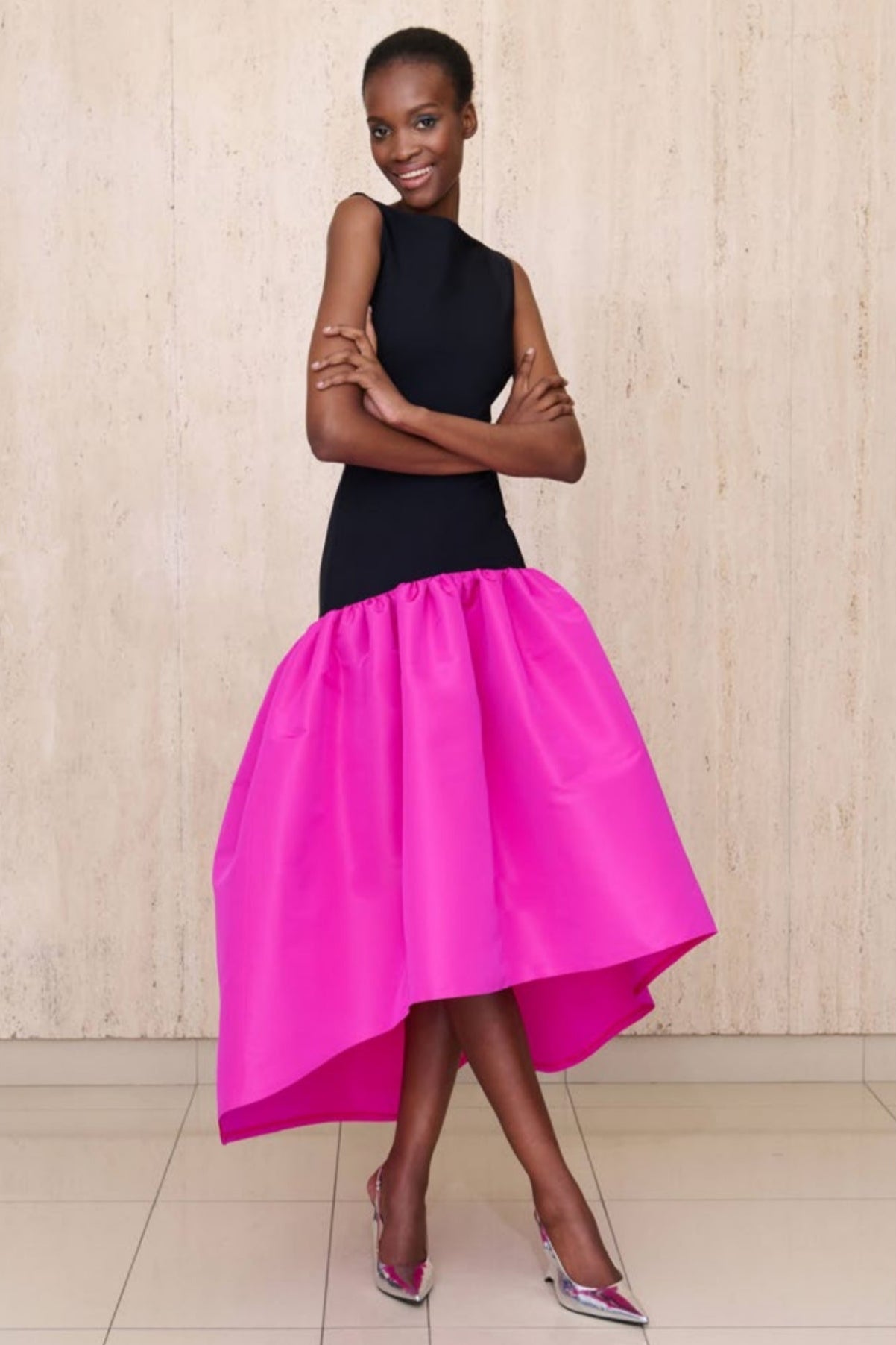 Grayson Contrast Dress - Stylish Women's Fashion for Work, Parties & Special Occasions | Elegant & Comfortable Fit