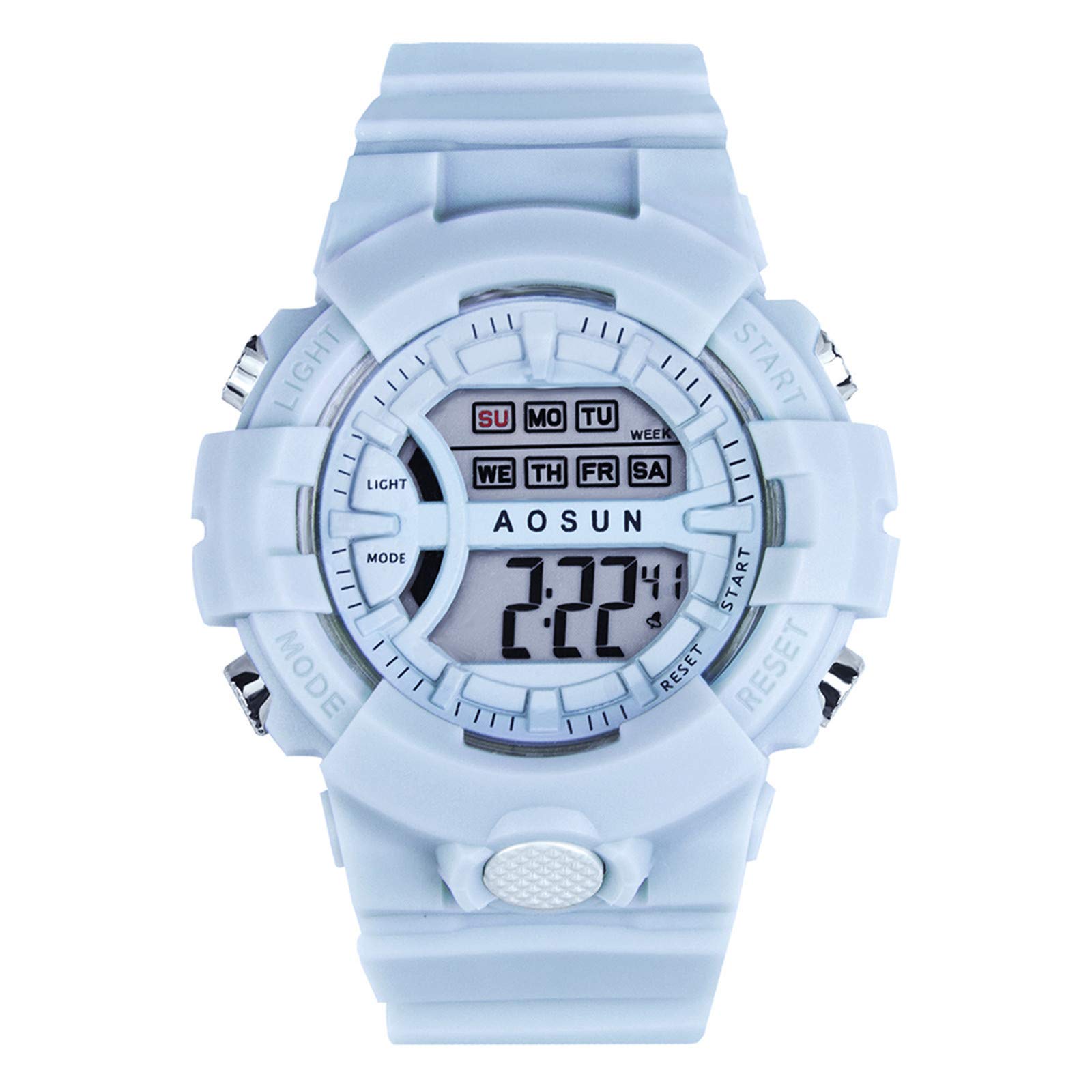 Waterproof Digital Watch for Men - Luminous LED Display, Durable Sports Watch for Students, Perfect Gift for Boys - Ideal for Running, Swimming & Outdoor Activities