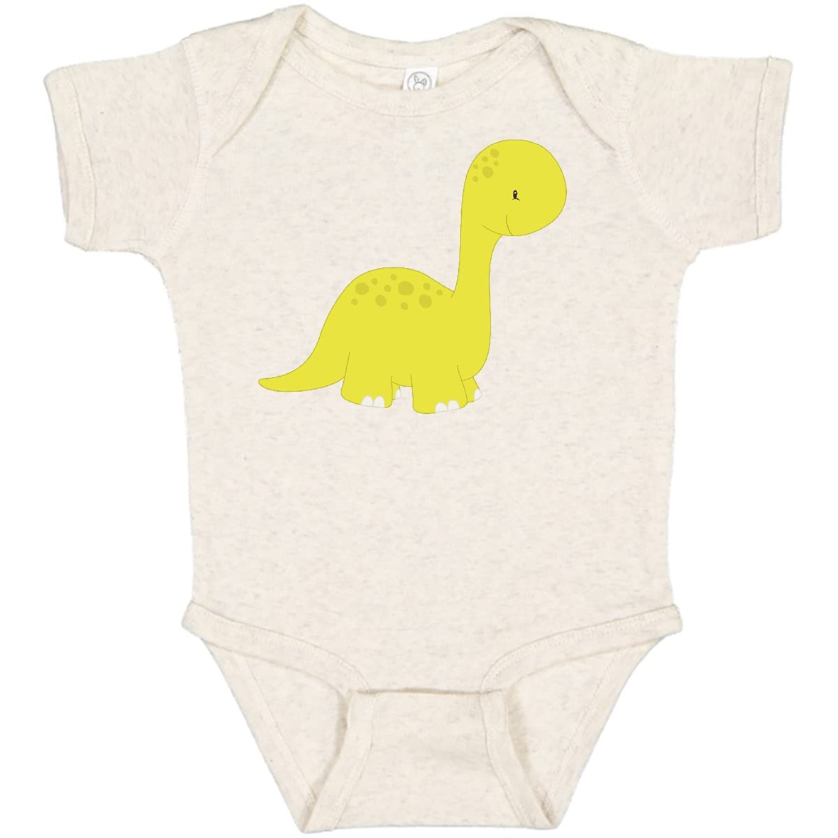 Inktastic Cute Dinosaur Baby Bodysuit - Adorable Brontosaurus Dino Onesie for Infants & Toddlers | Perfect for Playdates, Birthday Gifts & Nursery Outfits