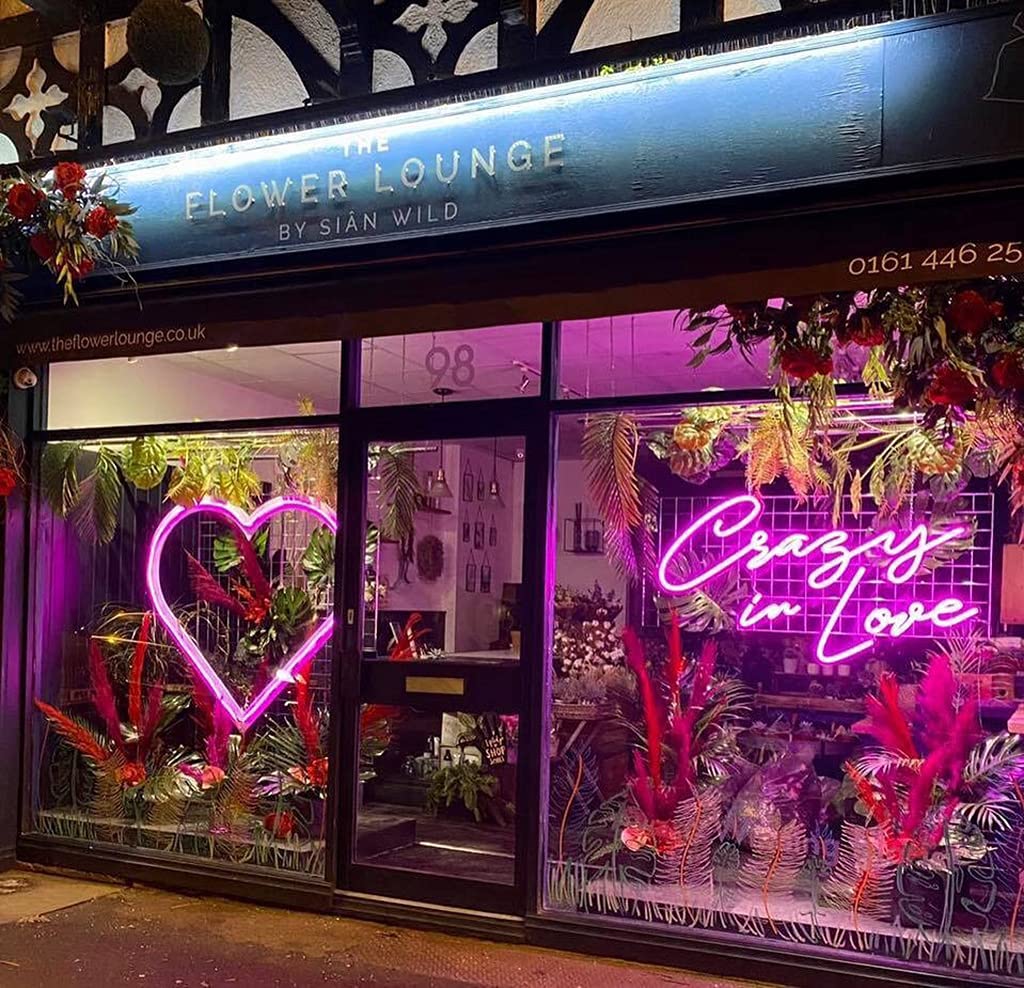 Large Crazy in Love LED Neon Sign - 23.6