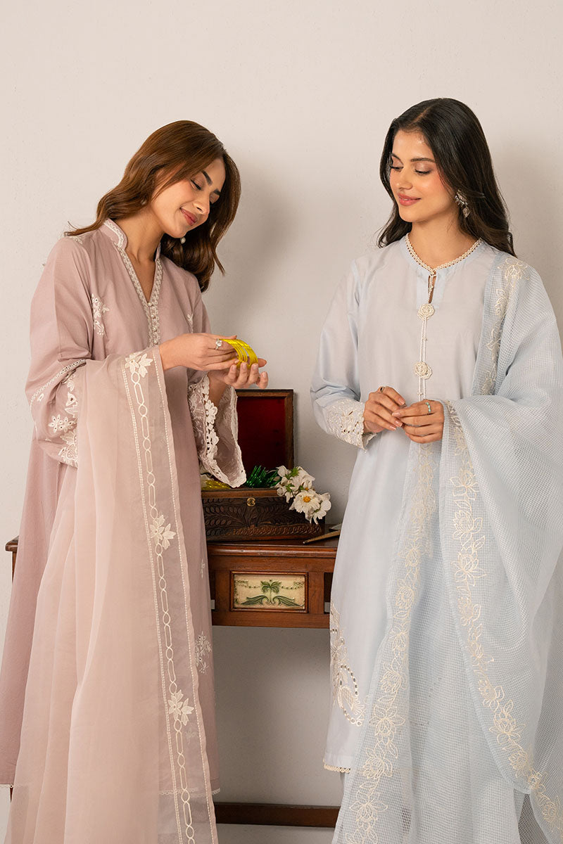 Elegant Burnished Mellow 2-Piece Set (Shirt & Dupatta) - Perfect for Festive Occasions, Weddings & Cultural Events
