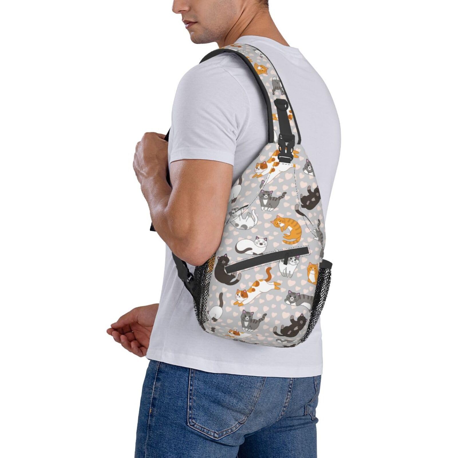 VOOHDDY Crossbody Sling Bag for Women & Men - Travel, Hiking, Sports & Daily Use