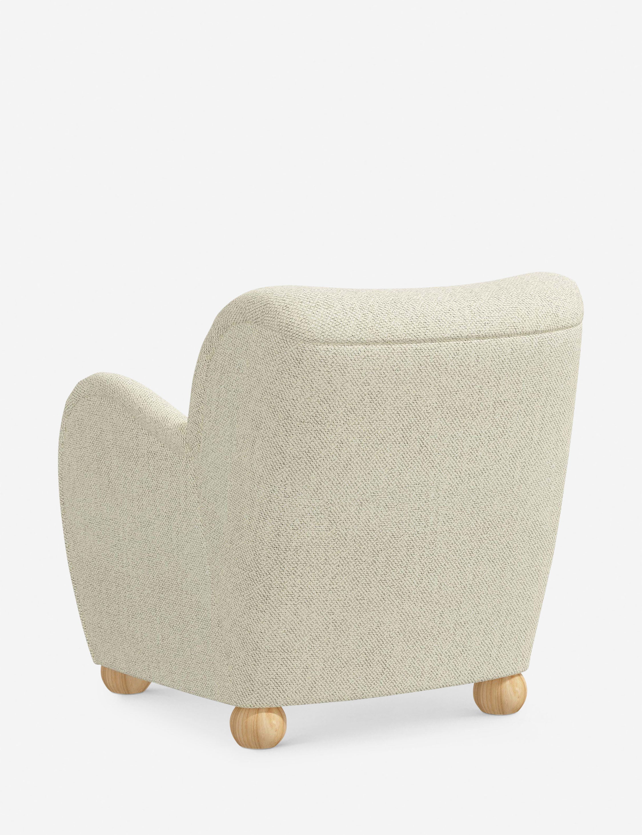 Baird Accent Chair - Modern Upholstered Lounge Chair for Living Room, Bedroom & Office - Stylish Comfortable Reading Chair with Solid Wood Legs - Perfect for Relaxing, Reading & Decorating