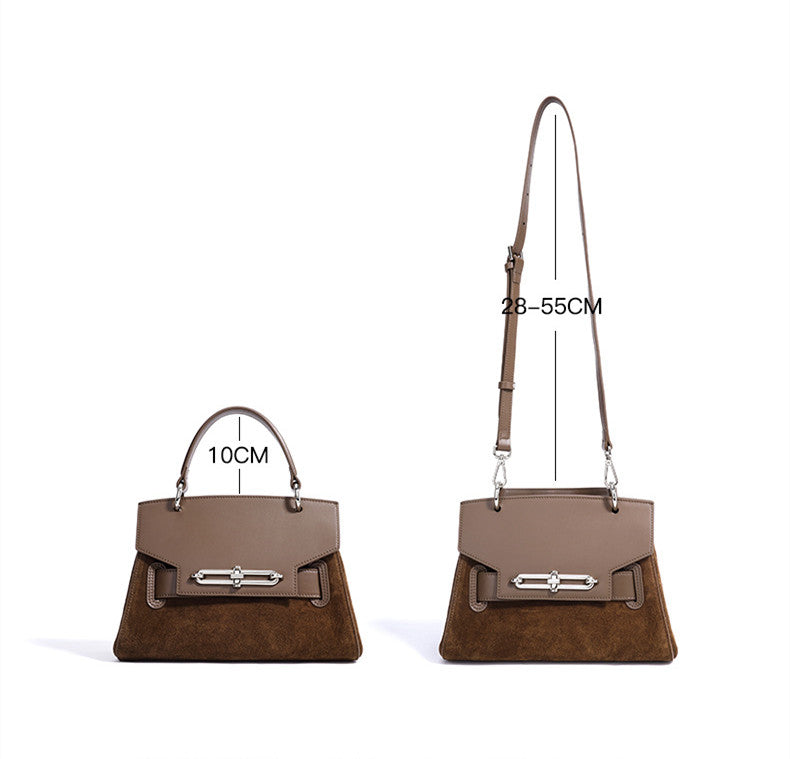 Premium Suede Leather Tote Bag for Women - Stylish & Spacious Handbag for Work, Travel & Everyday Use