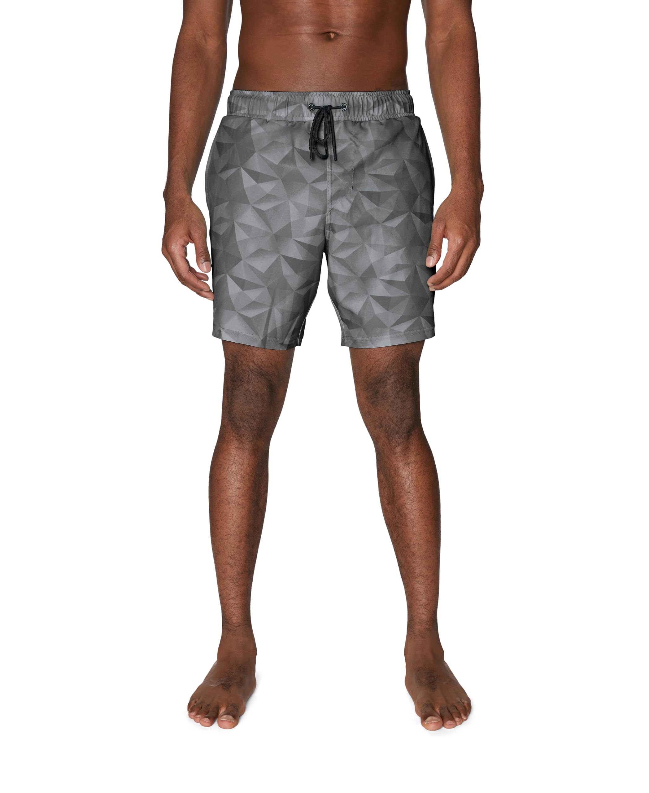 Spyder Men's Quick-Dry Stretch 7-inch Swim Trunks with UPF 50+ Sun Protection, Pockets & Mesh Liner - Gym Shorts for Swimming, Beach, Workout & Outdoor Activities