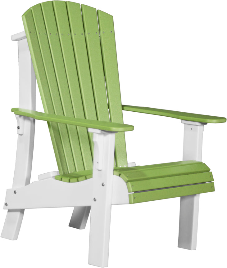 Premium Adirondack Chair - Heavy Duty Outdoor Patio Furniture, All-Weather Resin Wicker, Comfortable Lounge Chair for Garden, Poolside, Deck, and Backyard Relaxation