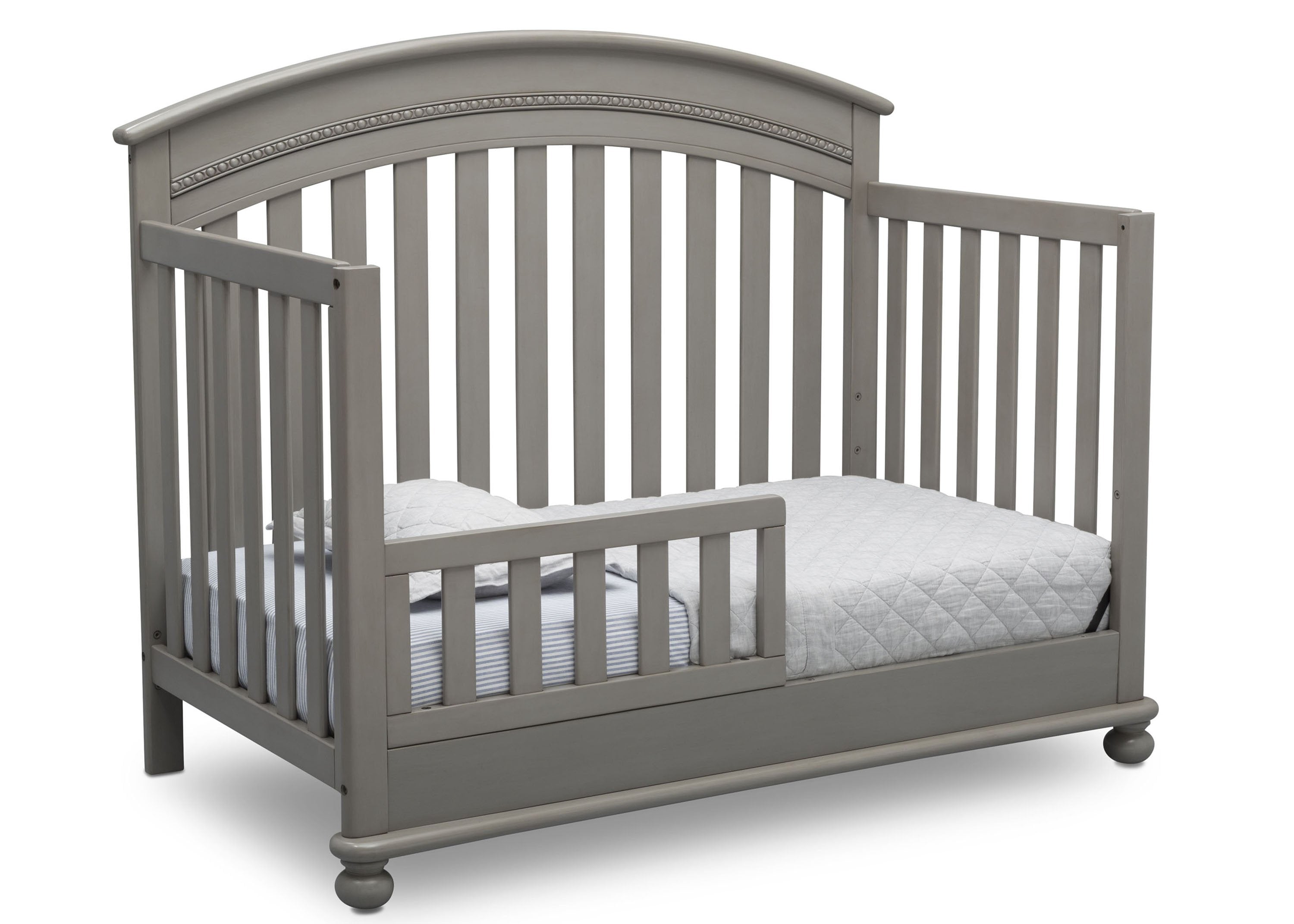 Aden 4-in-1 Convertible Baby Crib - Toddler Bed, Daybed & Full-Size Bed - Safe & Stylish Nursery Furniture for Newborns to Teens - Perfect for Bedrooms, Daycare & Guest Rooms