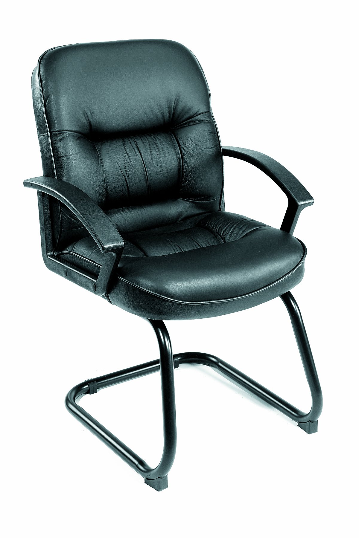 Boss Office Products Guest Chairs - Ergonomic Black Office Seating for Reception, Conference Rooms & Waiting Areas