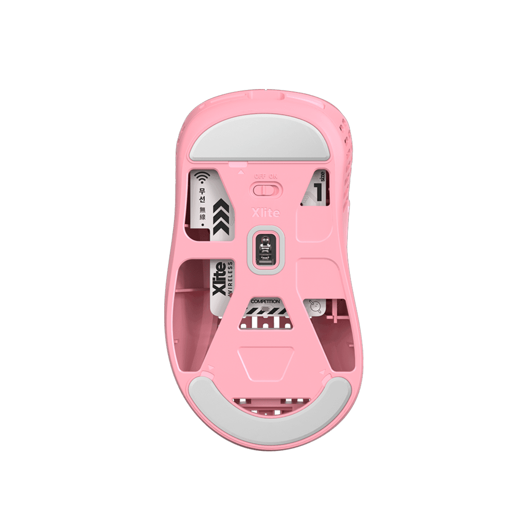 Xlite V2 Mini Wireless Gaming Mouse - Ultra Lightweight Honeycomb Design for FPS & MOBA Games - Perfect for Esports & Competitive Gaming