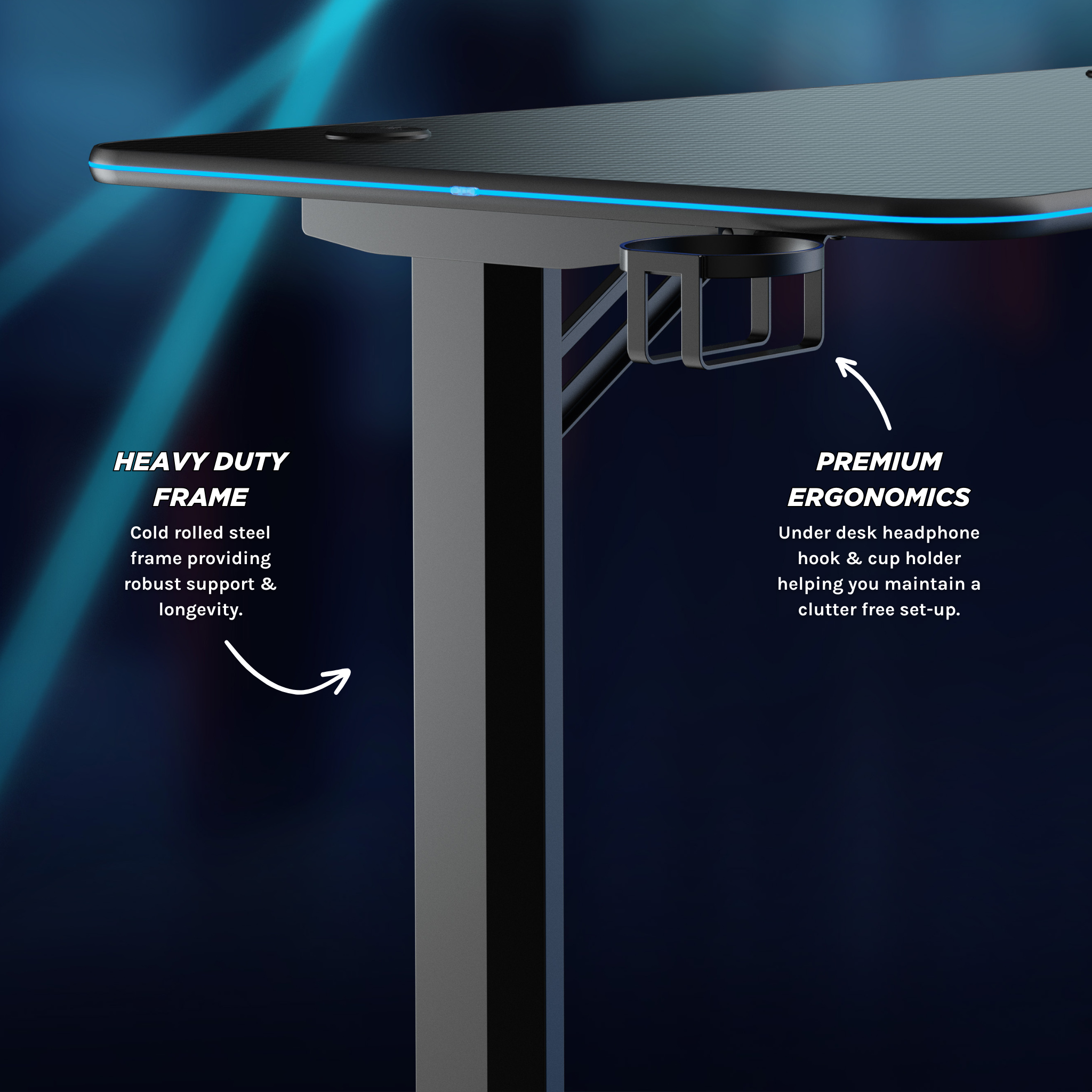 Rift Gaming Desk - 44.5