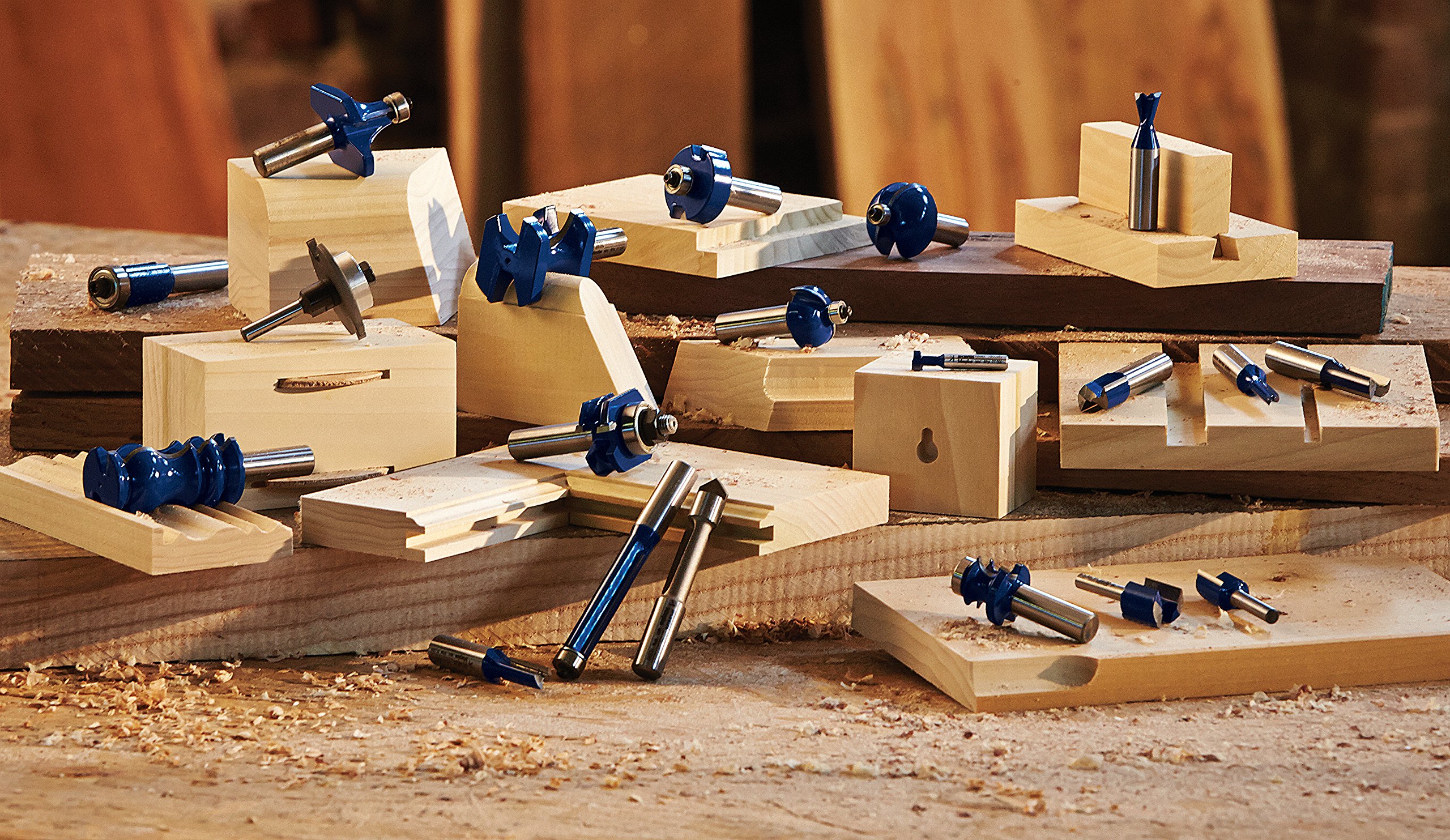 Irwin Tools 1901029 Marples 3-Piece Plywood Router Bit Set - Perfect for Woodworking, Cabinetry, and DIY Projects