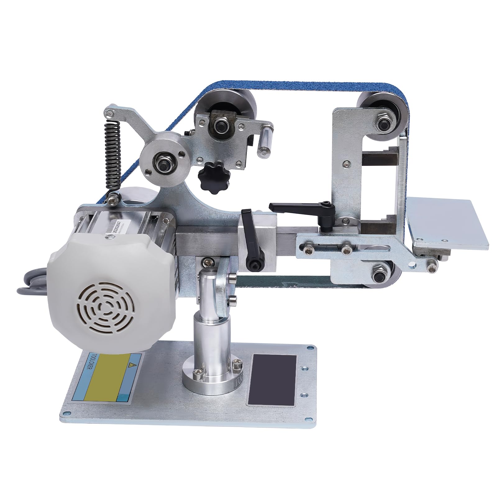 550W Multi-Function Desktop Belt Sander - 762 x 25mm Sanding & Polishing Machine with Stepless Speed Control, 110V Bench Grinder for Woodworking & Metalworking (320x160x180mm) - Perfect for DIY Projects, Furniture Repair, and Metal Polishing