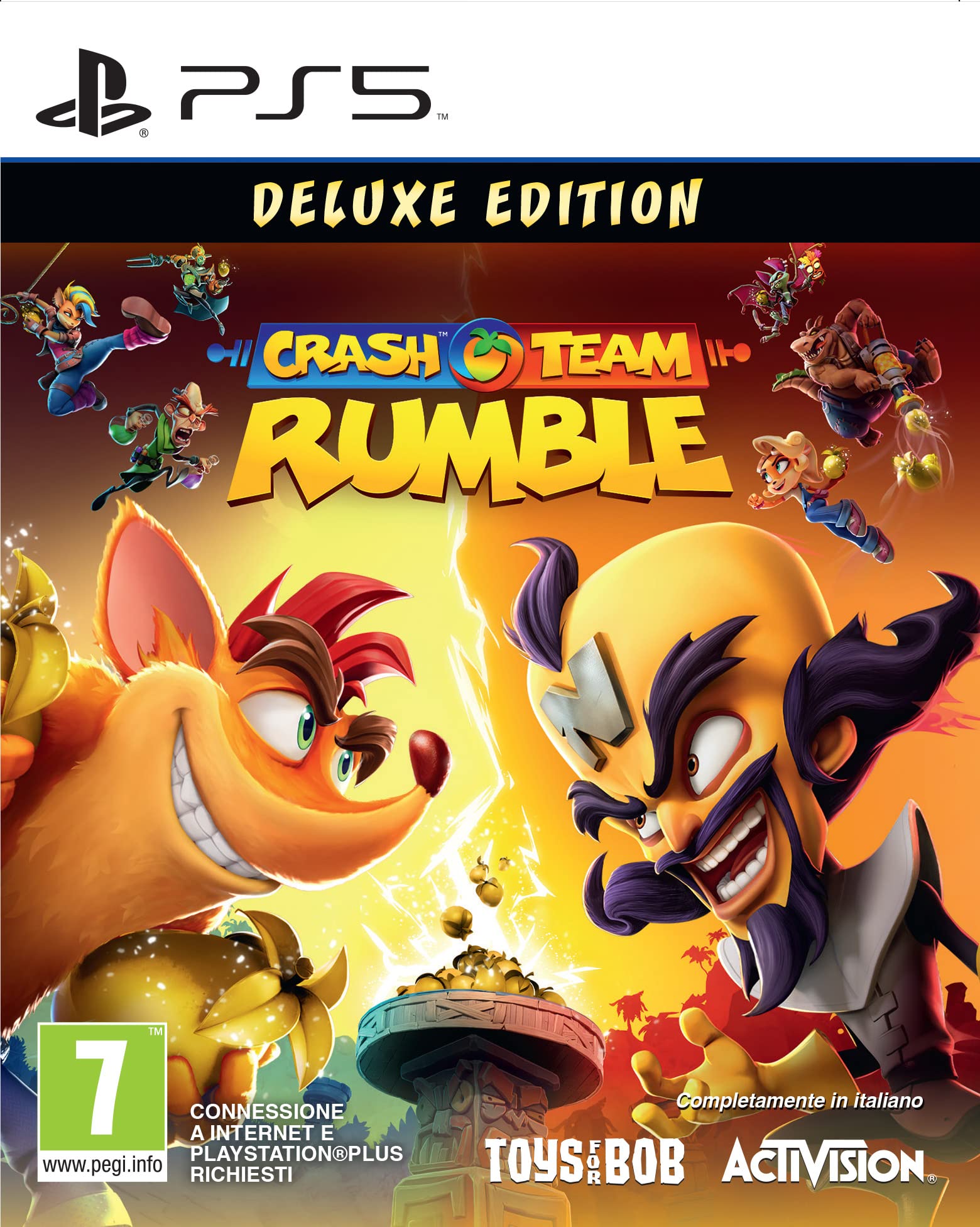 CRASH TEAM RUMBLE PS5 Game - Multiplayer Online Battle Arena Video Game for PlayStation 5 | Perfect for Competitive Gaming with Friends & Family