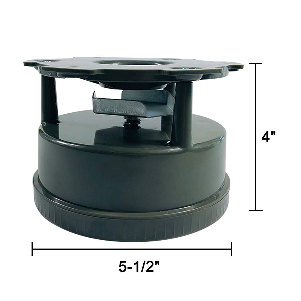 Highwild Deer Feeder Kit with Digital Timer & Metal Spin Plate - Easy Setup All-in-One (3 Pack) - Perfect for Hunting, Wildlife Observation & Backyard Feeding