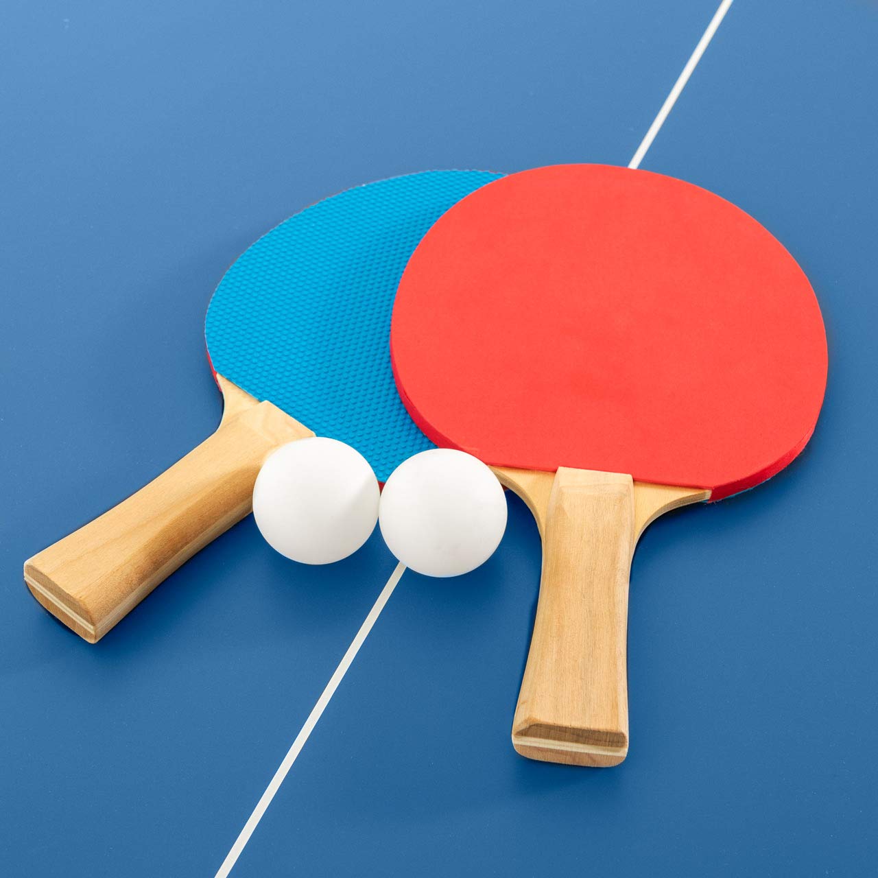 Vermont Midi Ping Pong Table - Professional Indoor/Outdoor Mini Table Tennis Set with 2 Bats & 3 Balls | Perfect for Home, Office, Backyard & Game Room Fun
