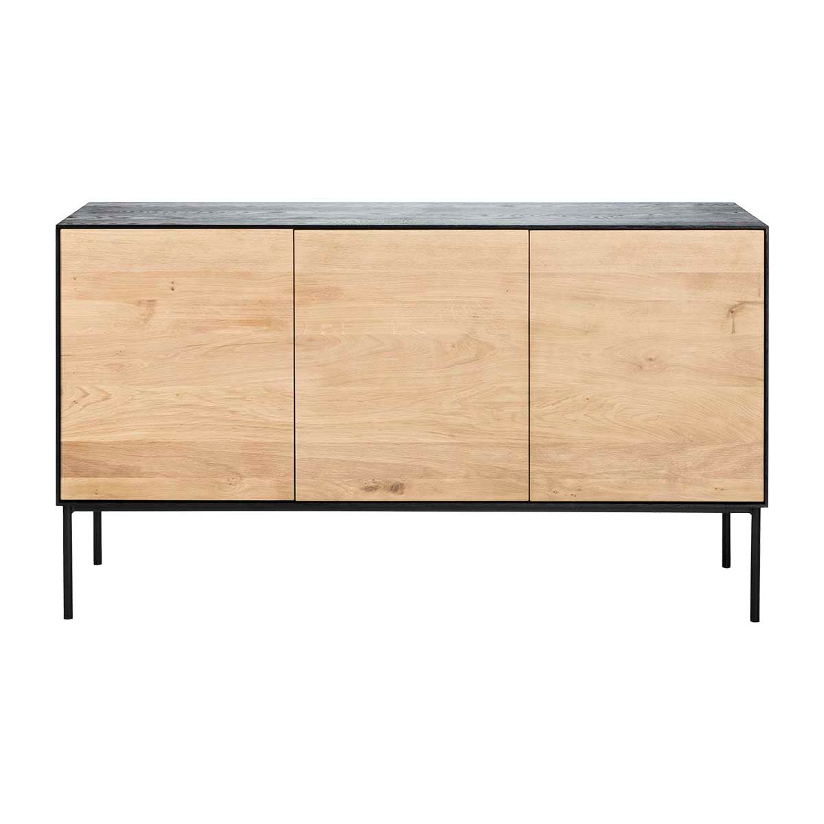 Blackbird 3-Door Sideboard Cabinet - Modern Wooden Storage Buffet for Dining Room & Living Room - Perfect for Home Organization & Stylish Decor