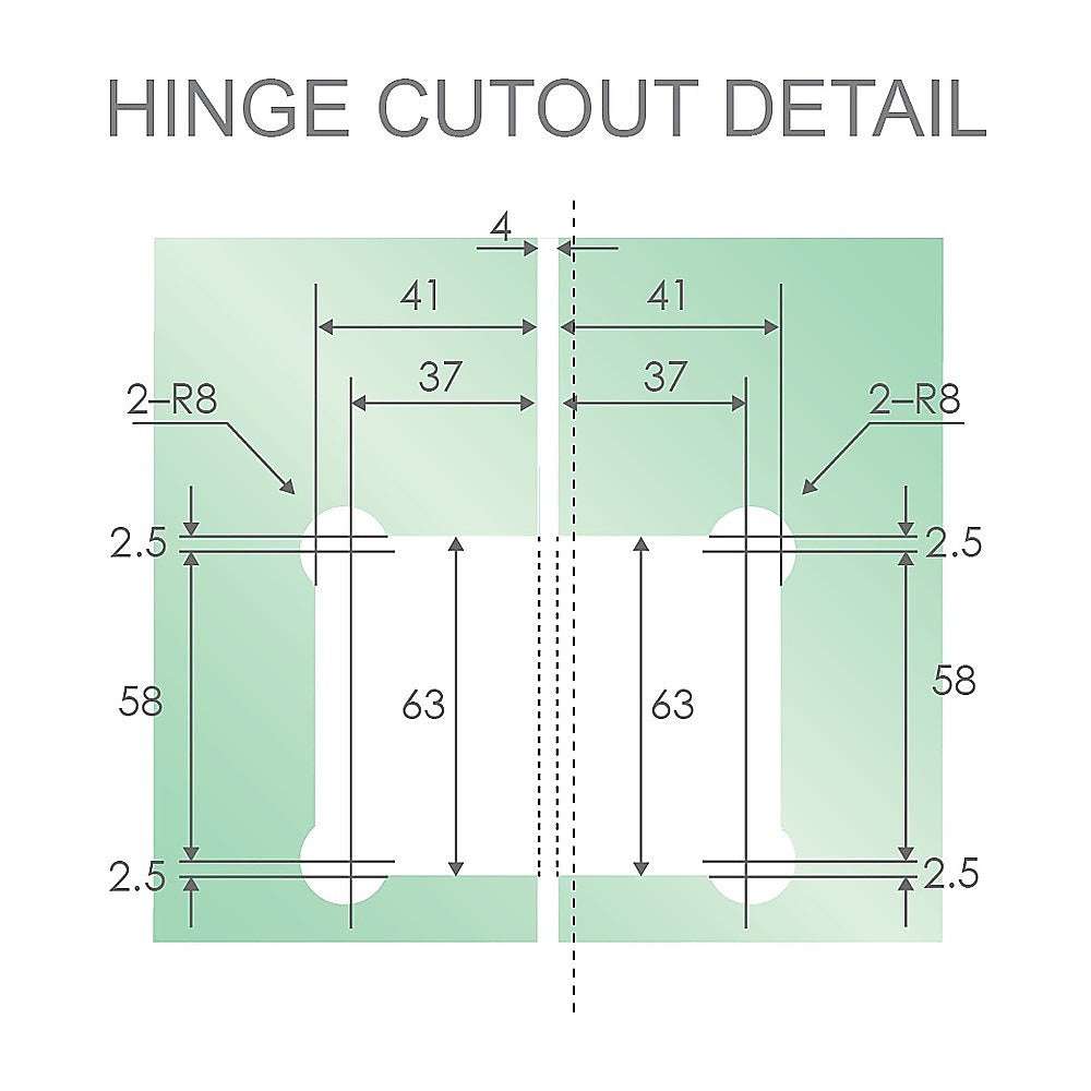 Frameless Diamond Shower Screen 100cm - Stainless Steel Hinges & Channels - Chrome Finish for Modern Bathroom Upgrade | Perfect for Walk-in Showers & Bathroom Renovations