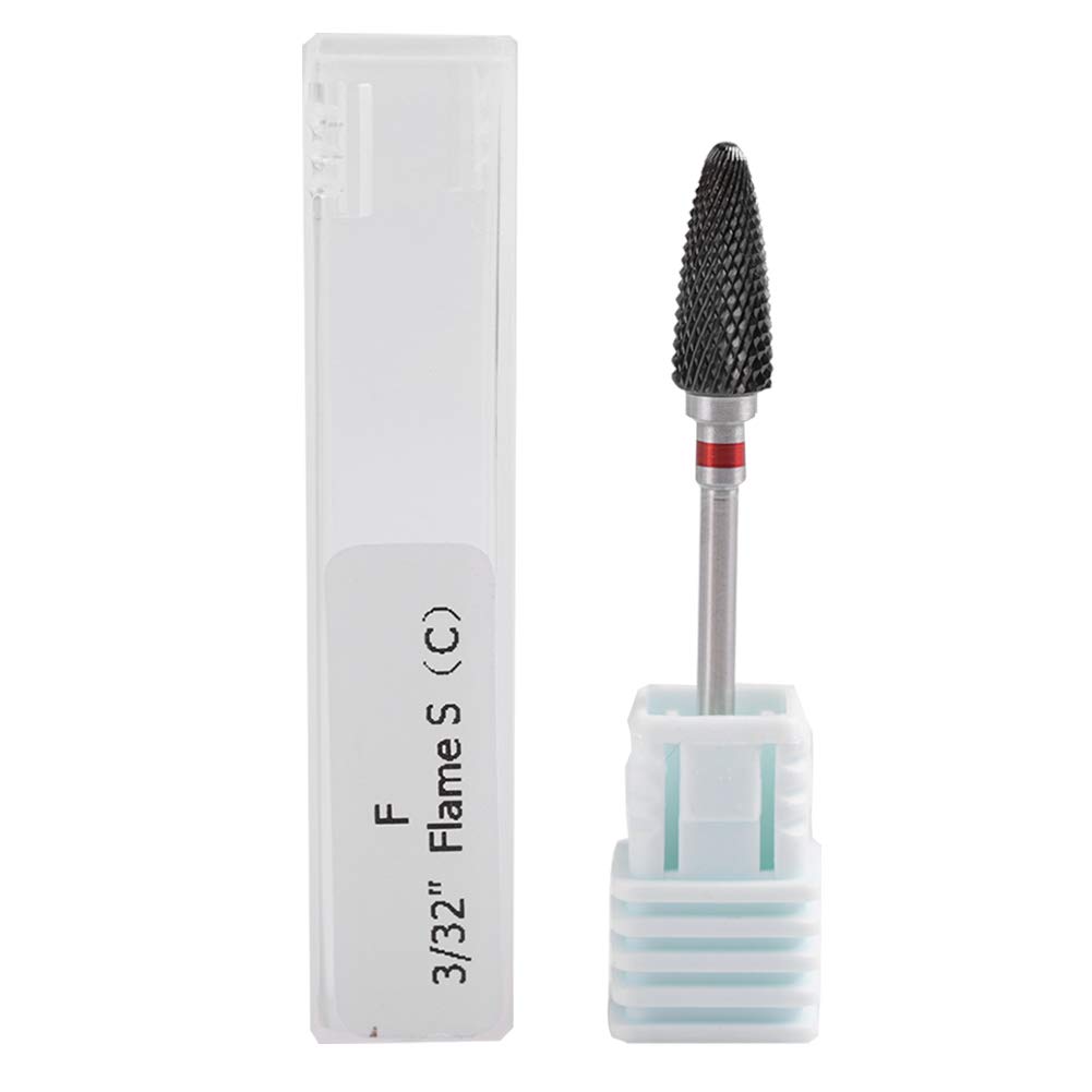 5 Types Ceramic Nail Drill Bits Set - Cylinder Shape Grinding Heads for Professional Manicure & Pedicure | Durable Nail Polishing Tools for Salon & Home Use | Perfect for Acrylic, Gel & Natural Nails