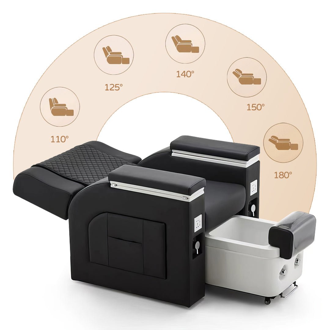 Bella Elite Professional Massage Pedicure Chair with Built-in Plumbing System - Perfect for Salons, Spas & Home Relaxation