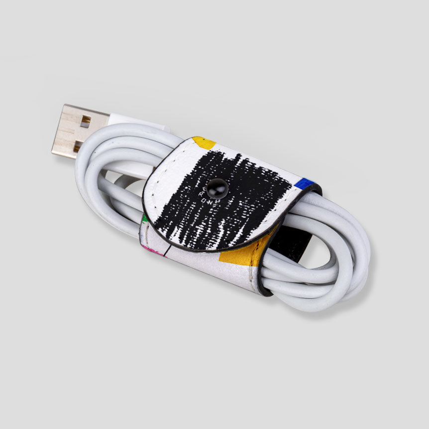 Chromatic EcoWrap Cord - Reusable & Durable Cable Organizer for Home, Office & Travel - Perfect for Managing Wires, Chargers & Headphones