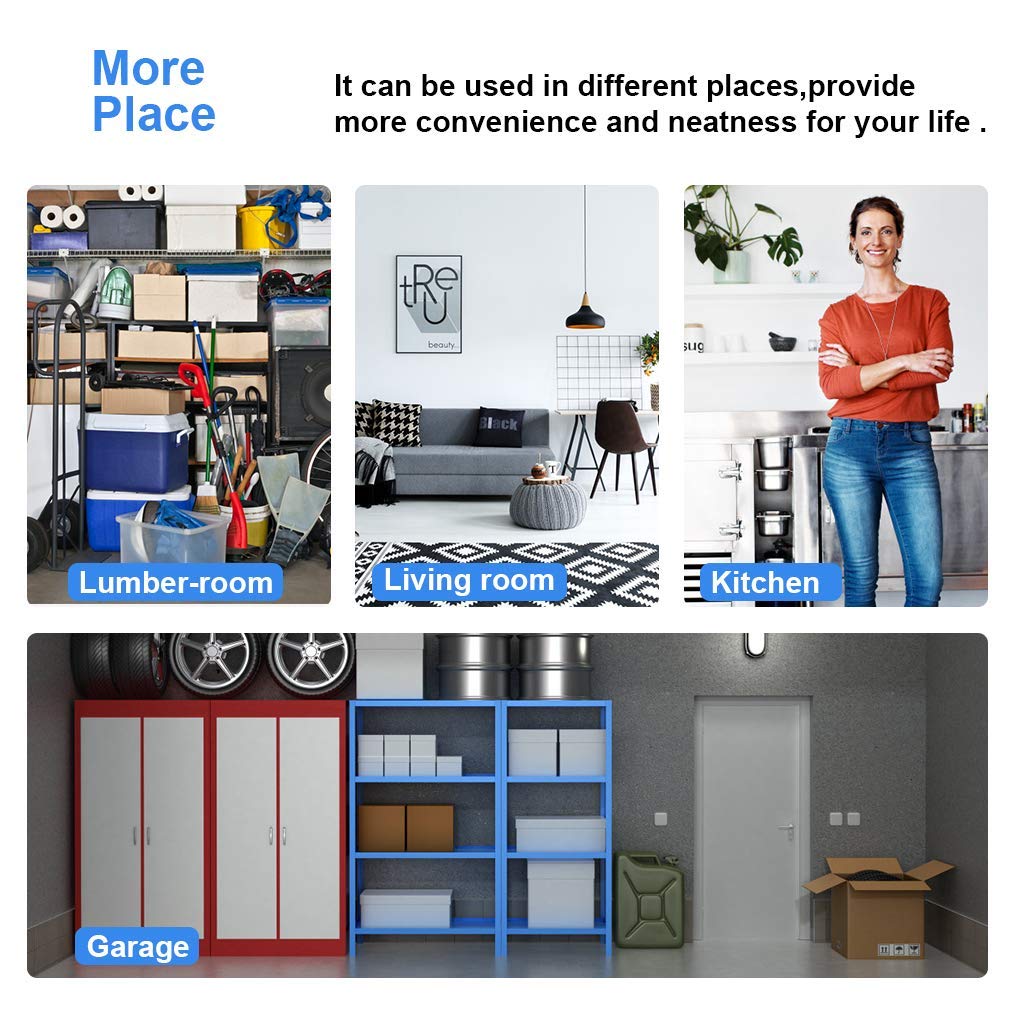Heavy Duty Adjustable 5-Tier Metal Wire Shelving Unit - 72