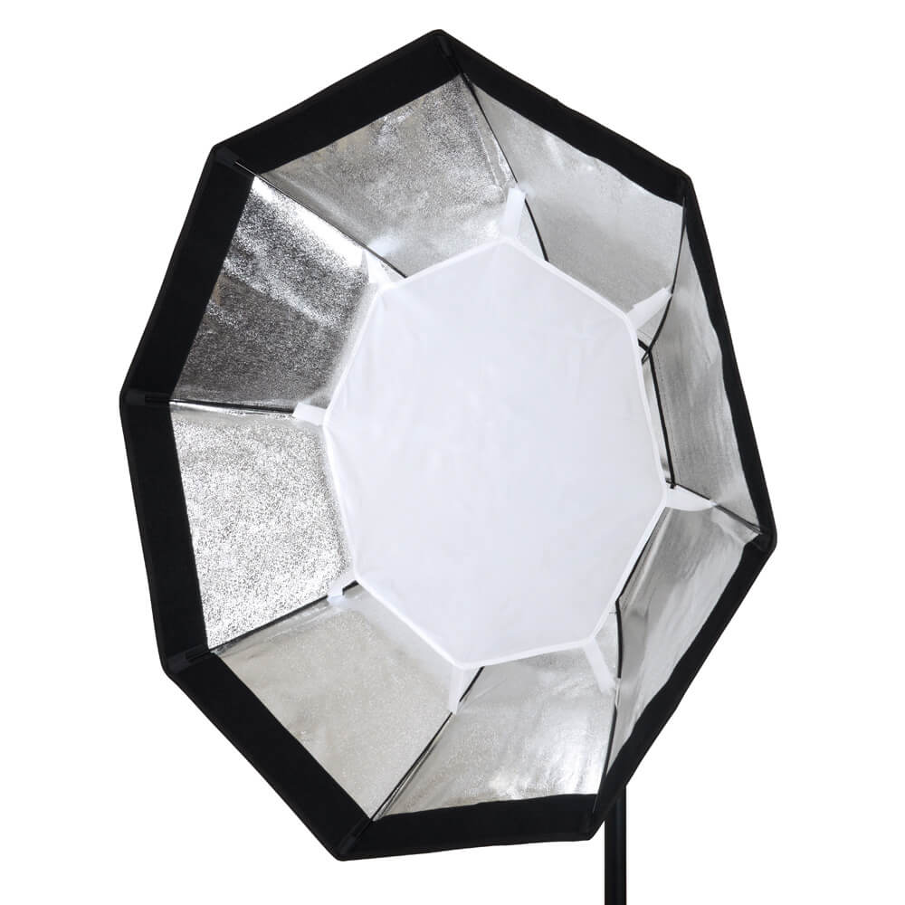 4ft Octagonal Softbox with 5cm Grid - Professional Photography Lighting Diffuser for Studio Portraits, Product Shoots & YouTube Videos