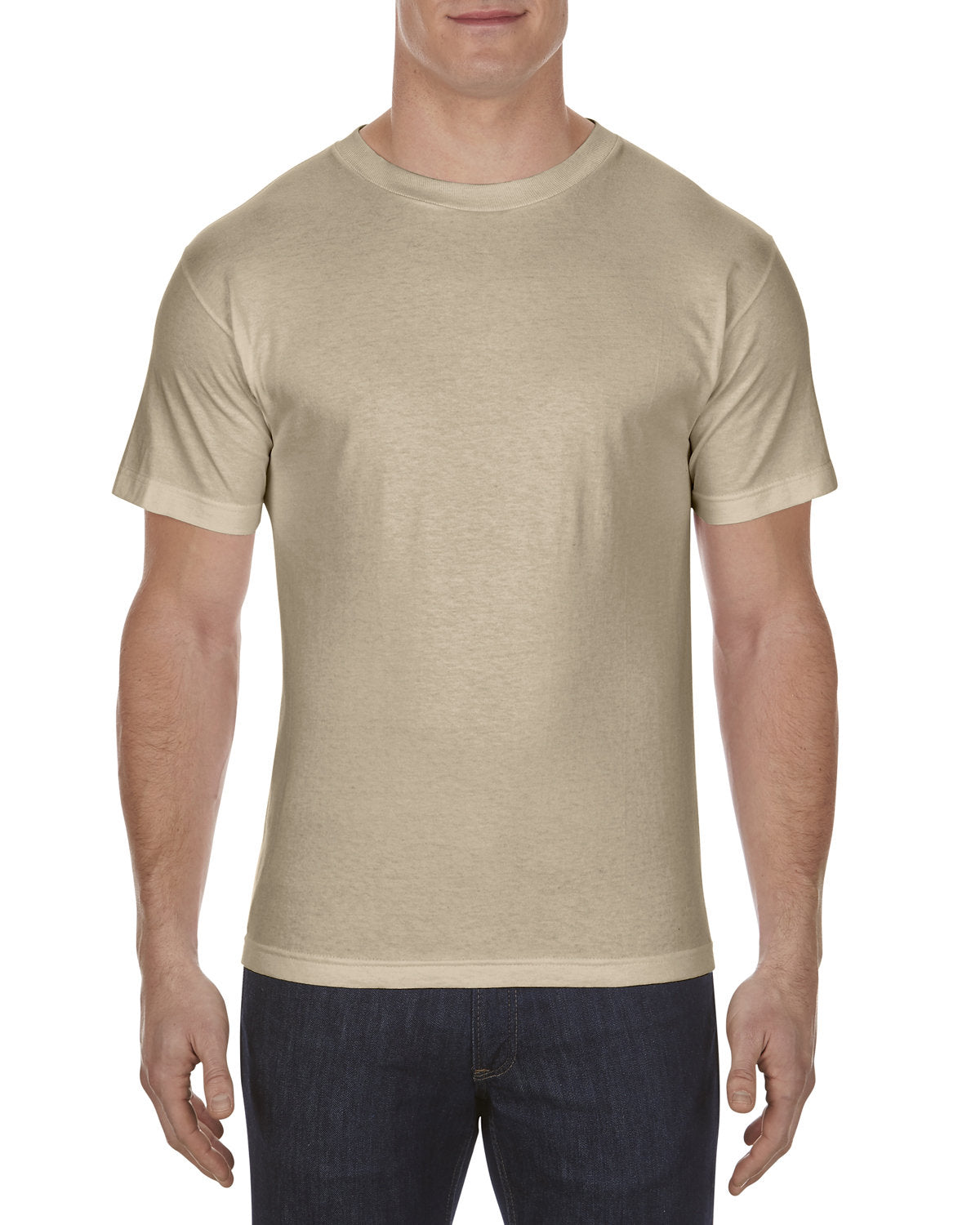 Alstyle AL1301 Adult 6.0 oz. 100% Cotton T-Shirt - Soft Comfortable Crew Neck Tee for Men & Women - Perfect for Casual Wear, Gym, Layering & Everyday Outfits