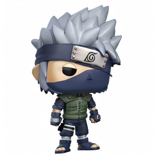 Naruto Shippuden Kakashi Funko Pop! Vinyl Figure with Pop Box Protector - Anime Collectible for Display & Protection - Perfect for Fans, Gifts, and Home Decor