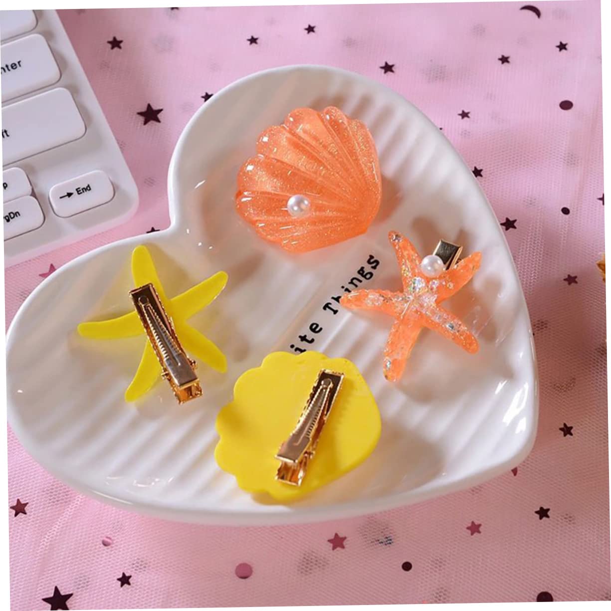 Minkissy 3 Sets Girls Hair Barrettes - Mermaid Hair Clips, Seashell Hairpins for Kids, Unique Party Hair Accessories (8pcs x 3) - Perfect for Birthday Parties, Beach Vacations & Everyday Wear